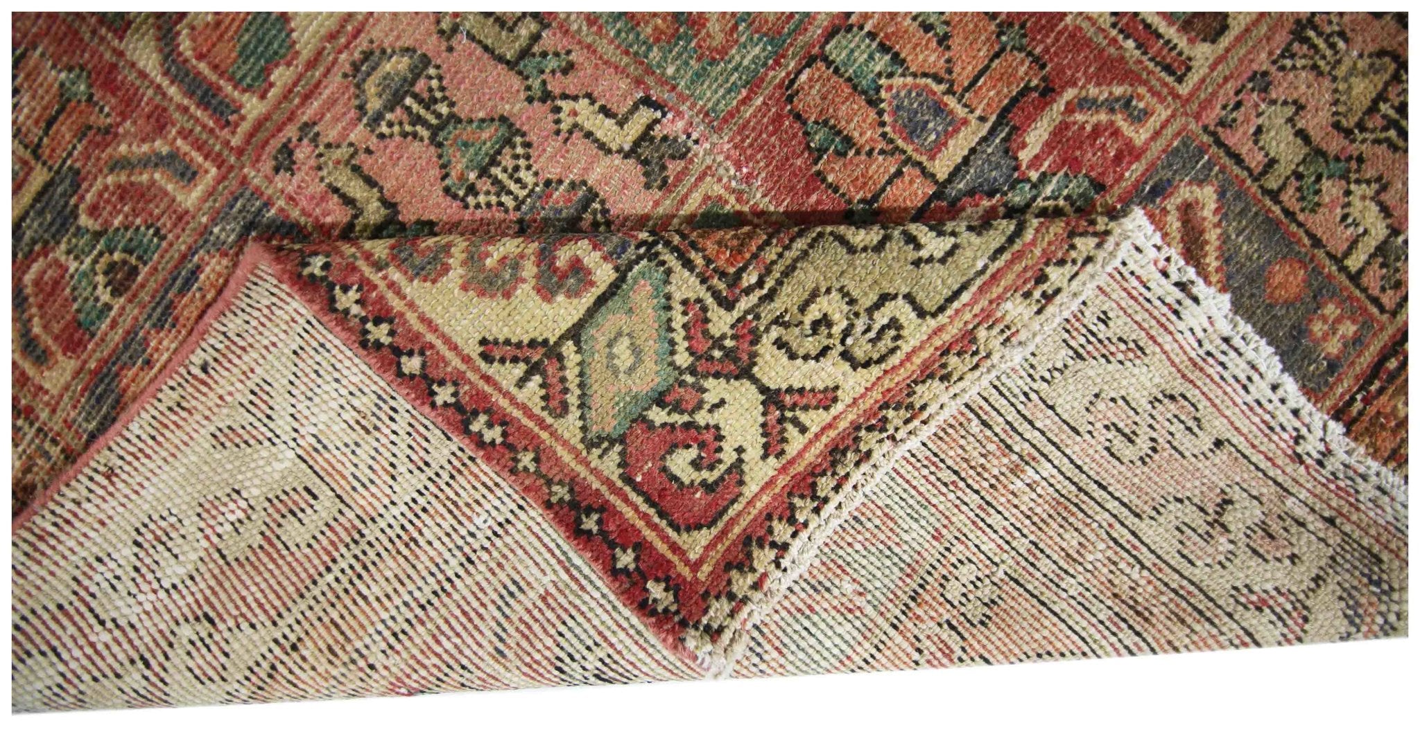 Handmade Vintage Persian Bakhtiar Rug | 281 x 203 cm | 9'3" x 6'8" - Najaf Rugs & Textile