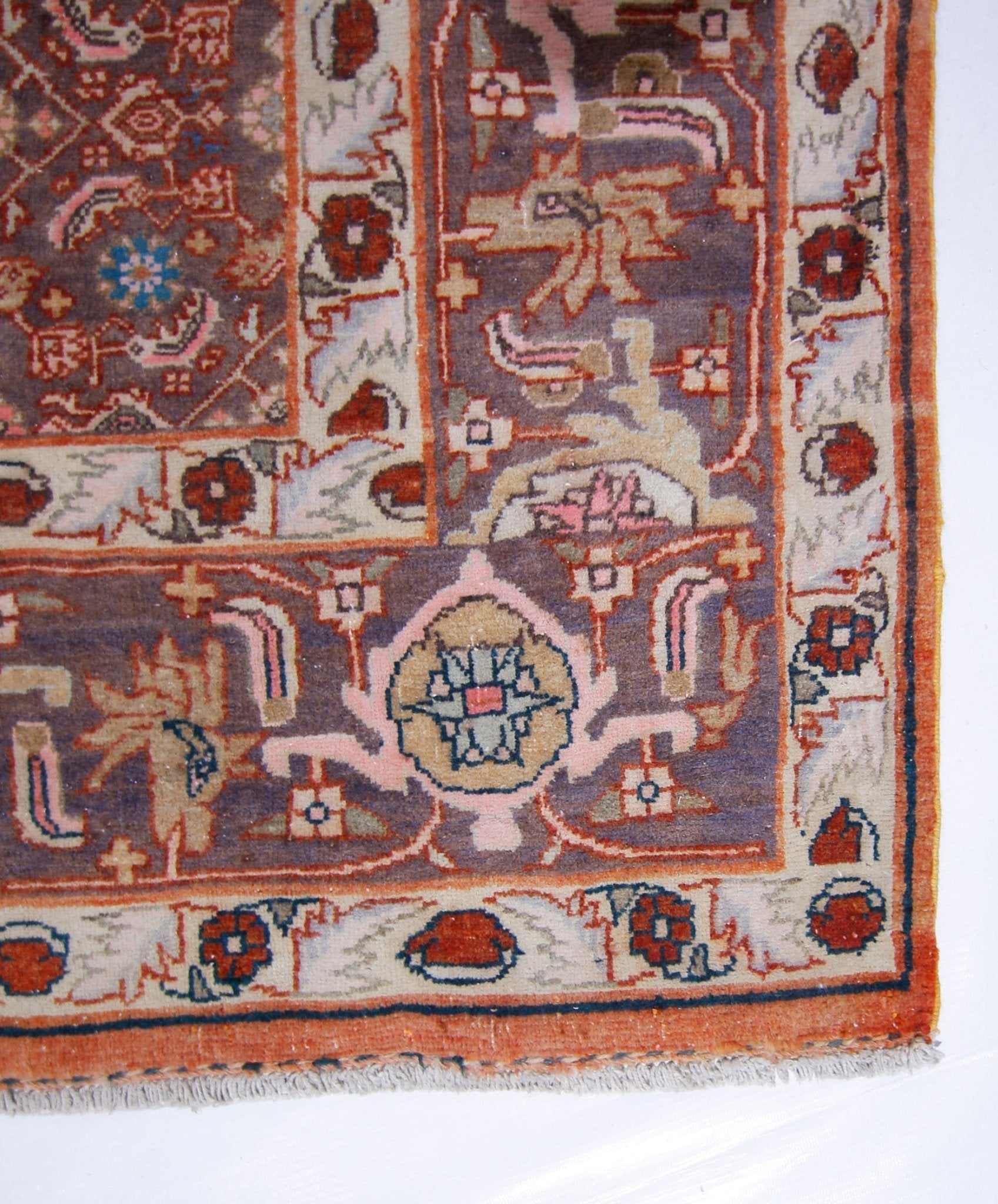 Handmade Vintage Persian Bidjar Rug | 308 x 220 cm | 10'1" x 7'3" - Najaf Rugs & Textile