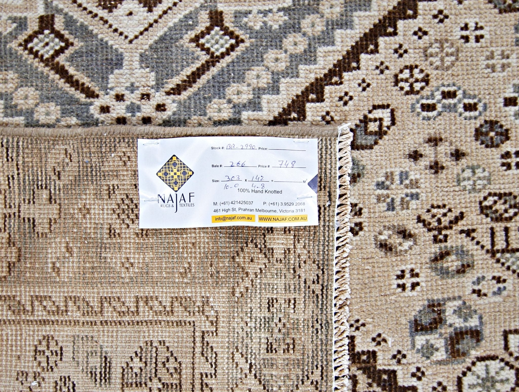 Handmade Vintage Persian Ghashghai Rug | 303 x 142 cm | 10' x 4'8" - Najaf Rugs & Textile