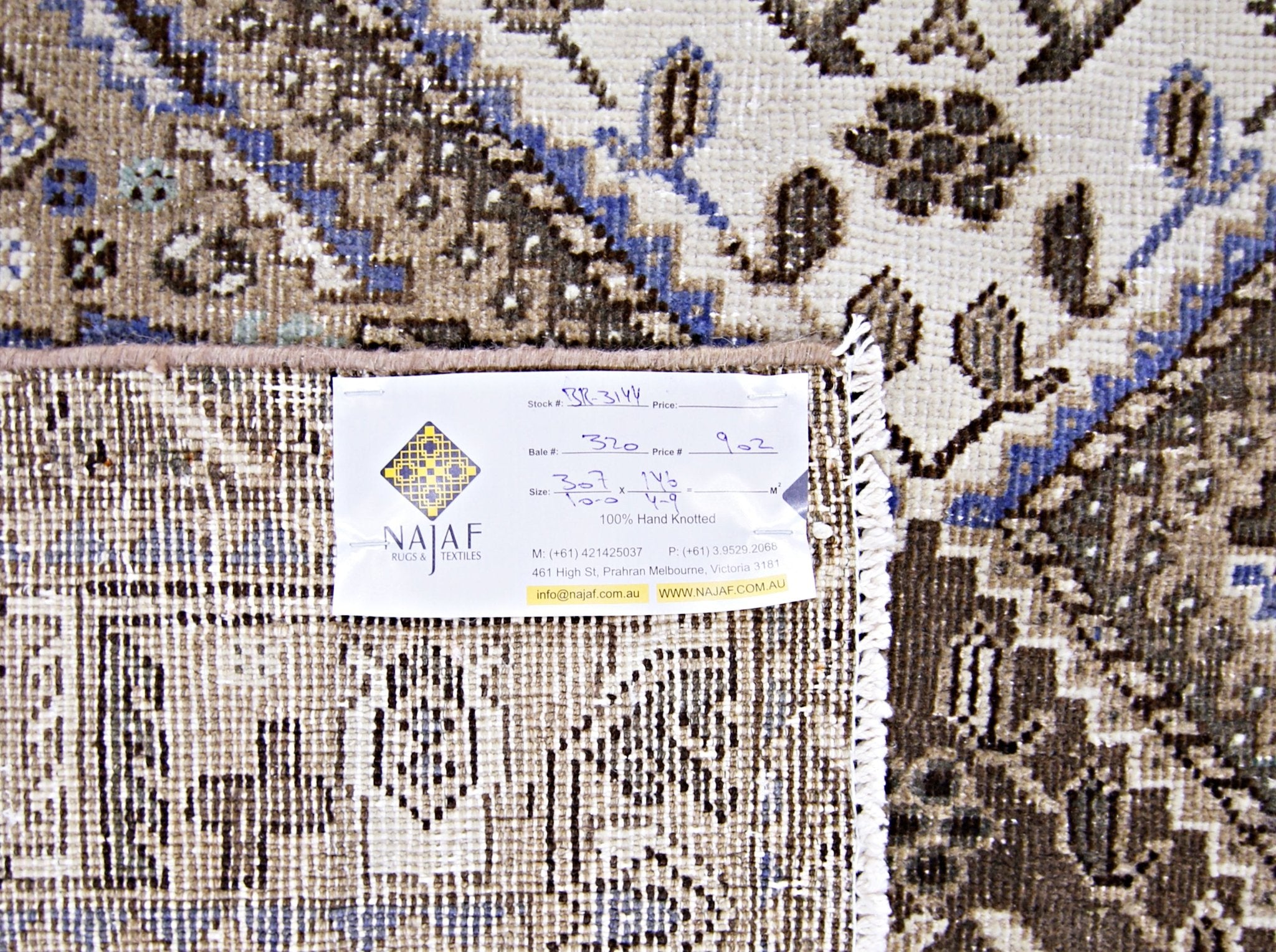 Handmade Vintage Persian Ghashghai Rug | 307 x 140 cm | 10' x 4'9" - Najaf Rugs & Textile