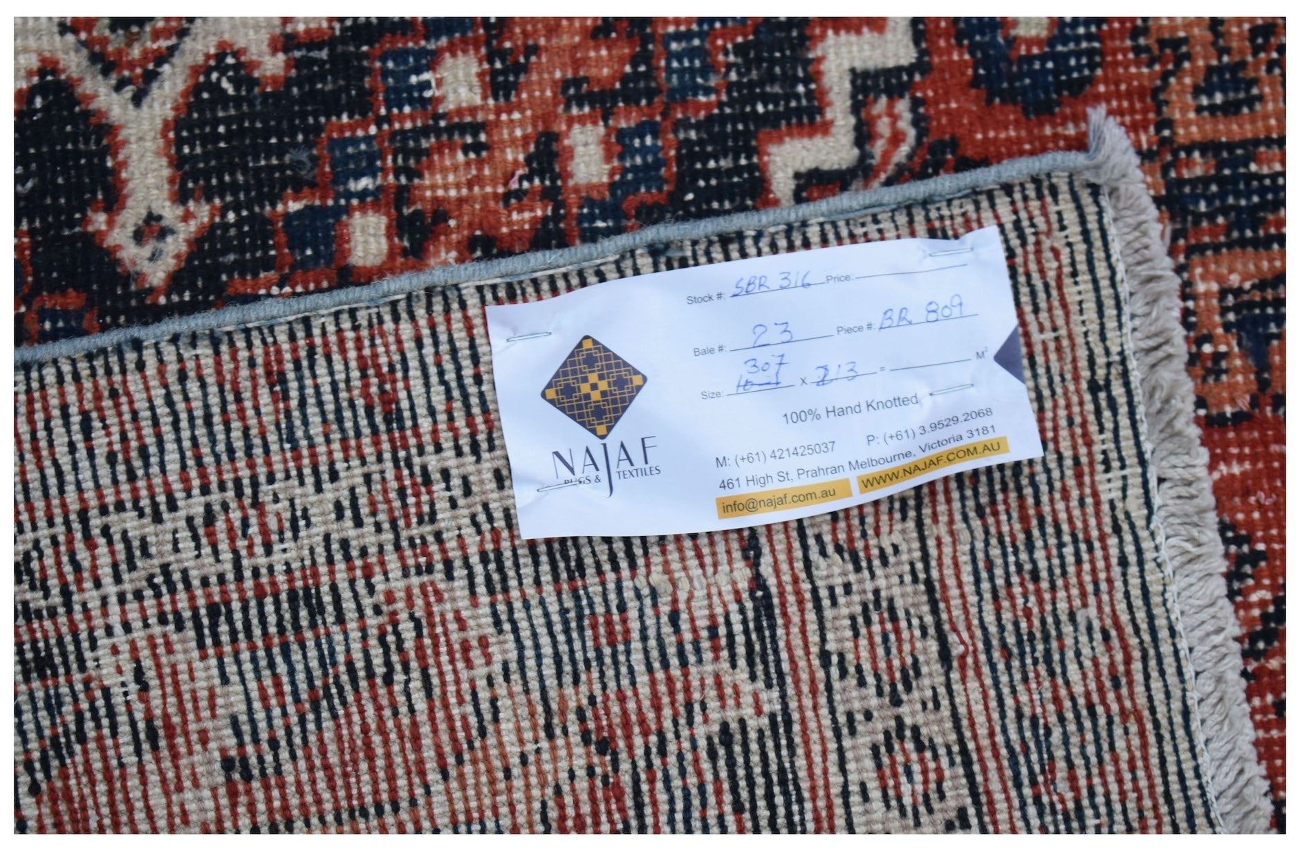 Handmade Vintage Persian Ghashghai Rug | 307 x 213 cm | 10'1" x 7' - Najaf Rugs & Textile