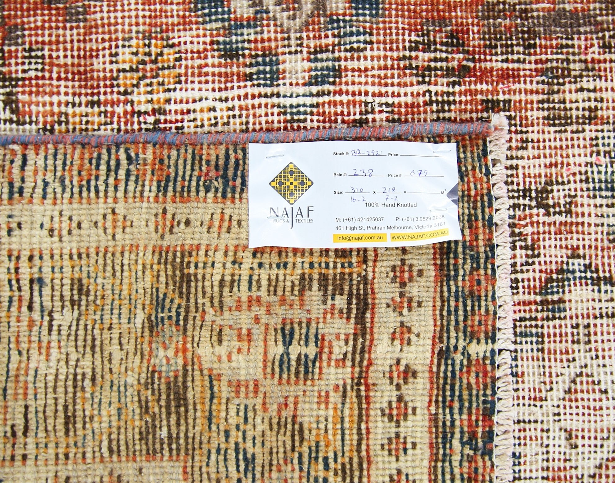 Handmade Vintage Persian Ghashghai Rug | 310 x 218 cm | 10'2" x 7'2" - Najaf Rugs & Textile
