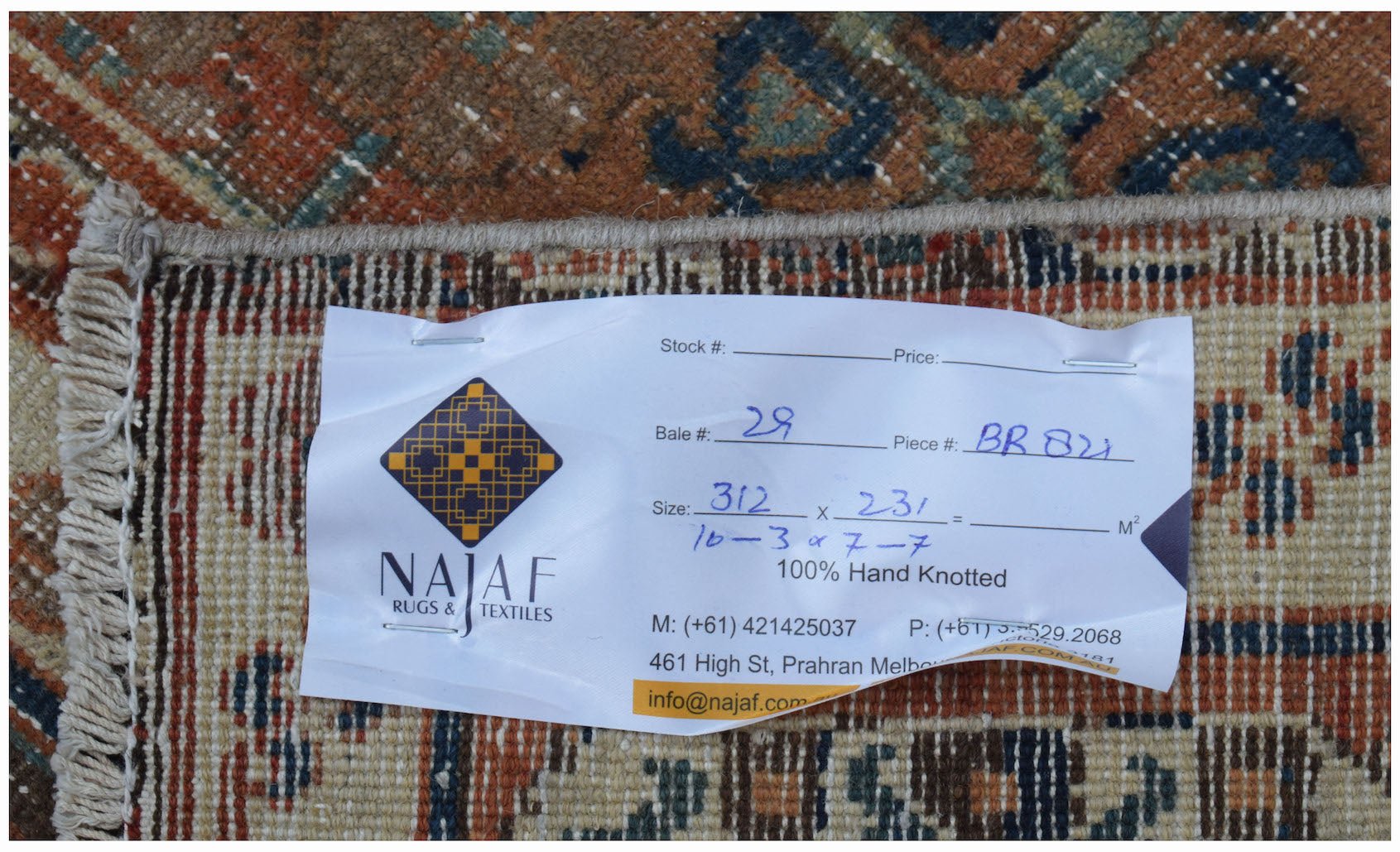 Handmade Vintage Persian Ghashghai Rug | 312 x 231 cm | 10'3" x 7'7" - Najaf Rugs & Textile