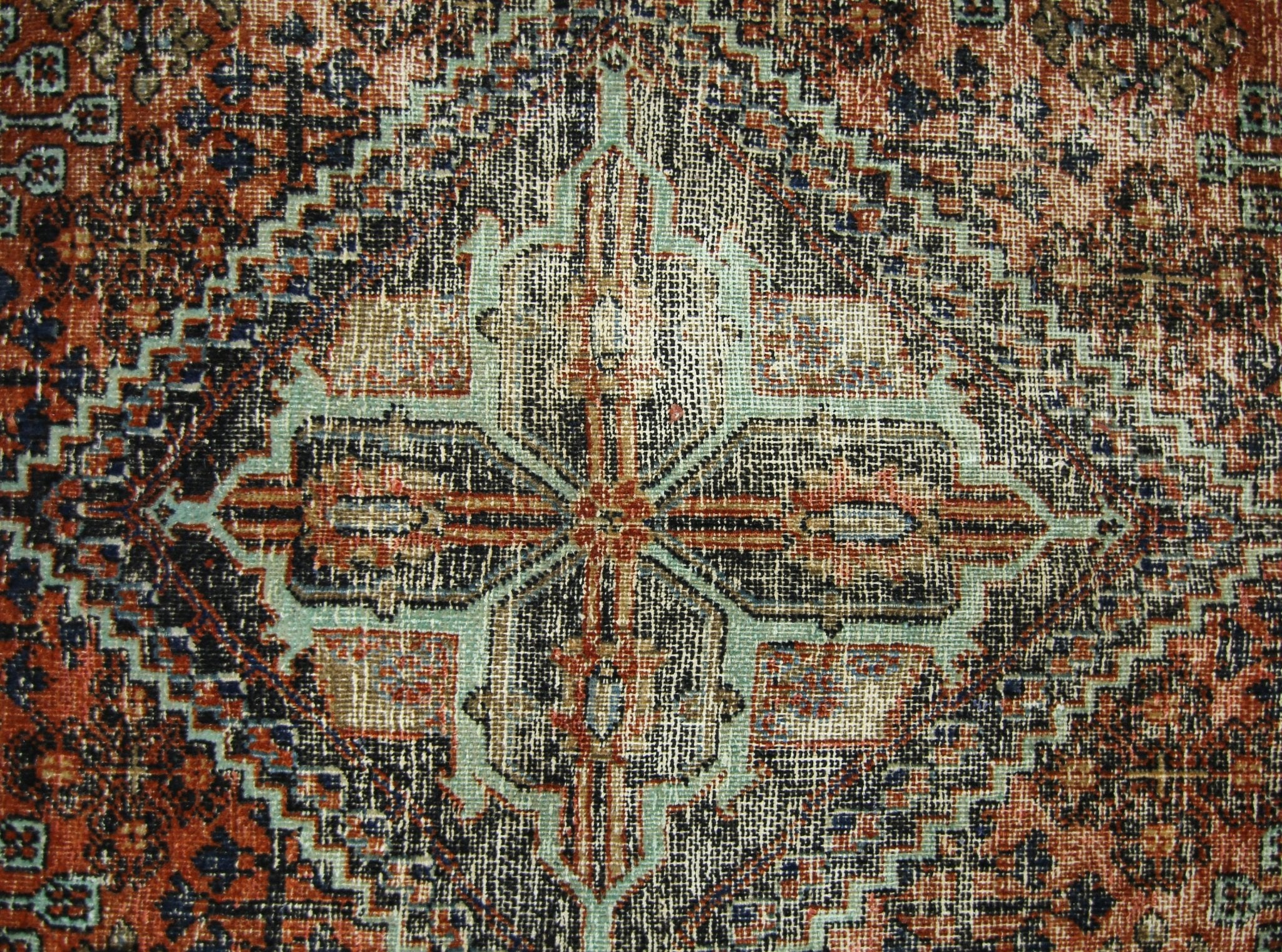 Handmade Vintage Persian Ghashghai Rug | 318 x 219 cm | 10'5" x 7'2" - Najaf Rugs & Textile