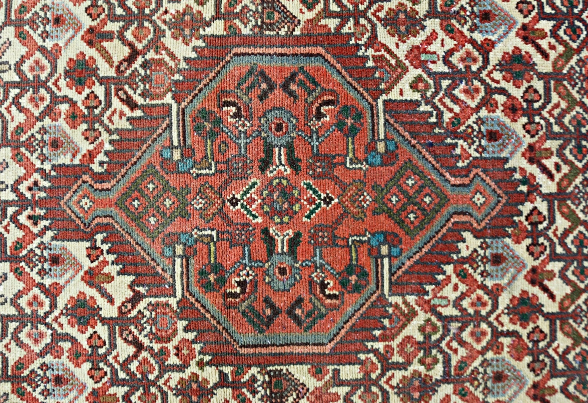 Handmade Vintage Persian Hallway Runner | 185 x 72 cm | 6'1" x 2'5" - Najaf Rugs & Textile