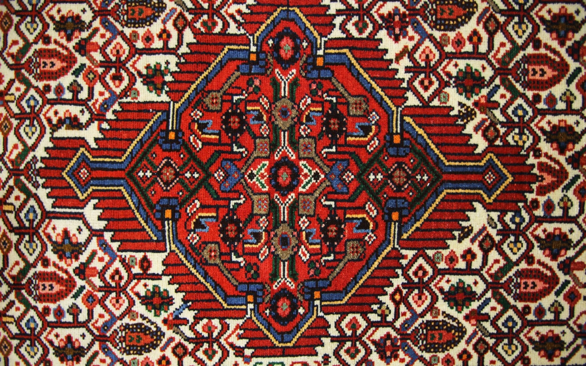 Handmade Vintage Persian Hallway Runner | 188 x 77 cm | 6'2" x 2'6" - Najaf Rugs & Textile