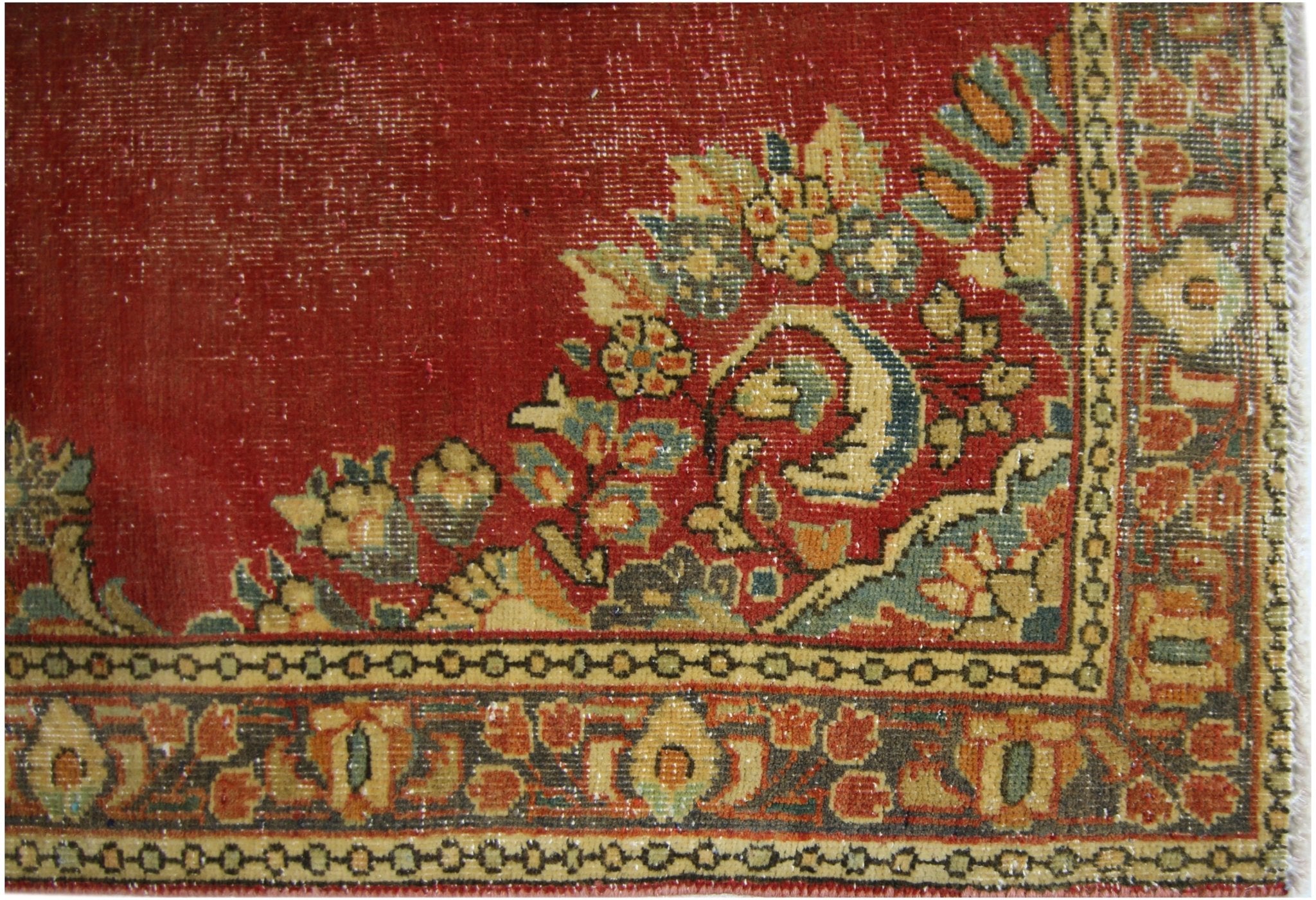 Handmade Vintage Persian Hallway Runner | 189 x 79 cm | 6'2" x 2'7" - Najaf Rugs & Textile