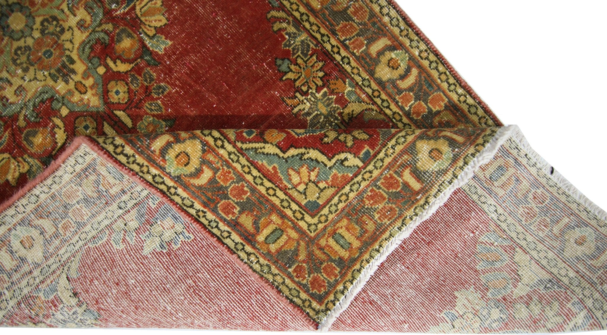 Handmade Vintage Persian Hallway Runner | 189 x 79 cm | 6'2" x 2'7" - Najaf Rugs & Textile