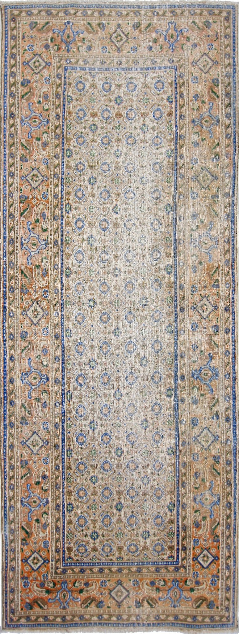 Handmade Vintage Persian Hallway Runner | 195 x 74 cm | 6'5" x 2'5" - Najaf Rugs & Textile