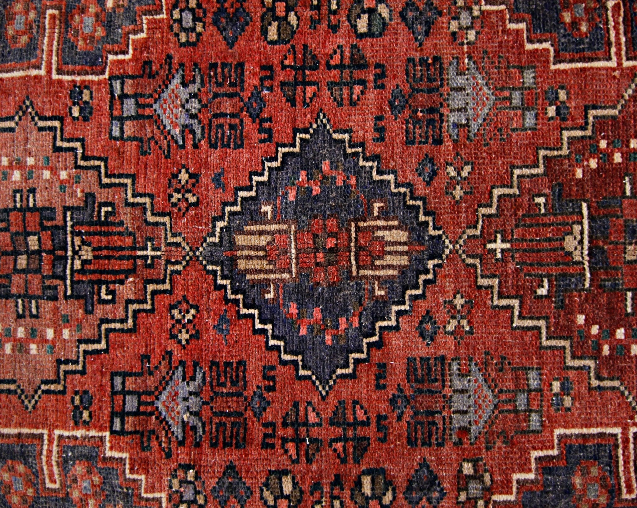 Handmade Vintage Persian Hallway Runner | 197 x 98 cm | 6'6" x 3'3" - Najaf Rugs & Textile