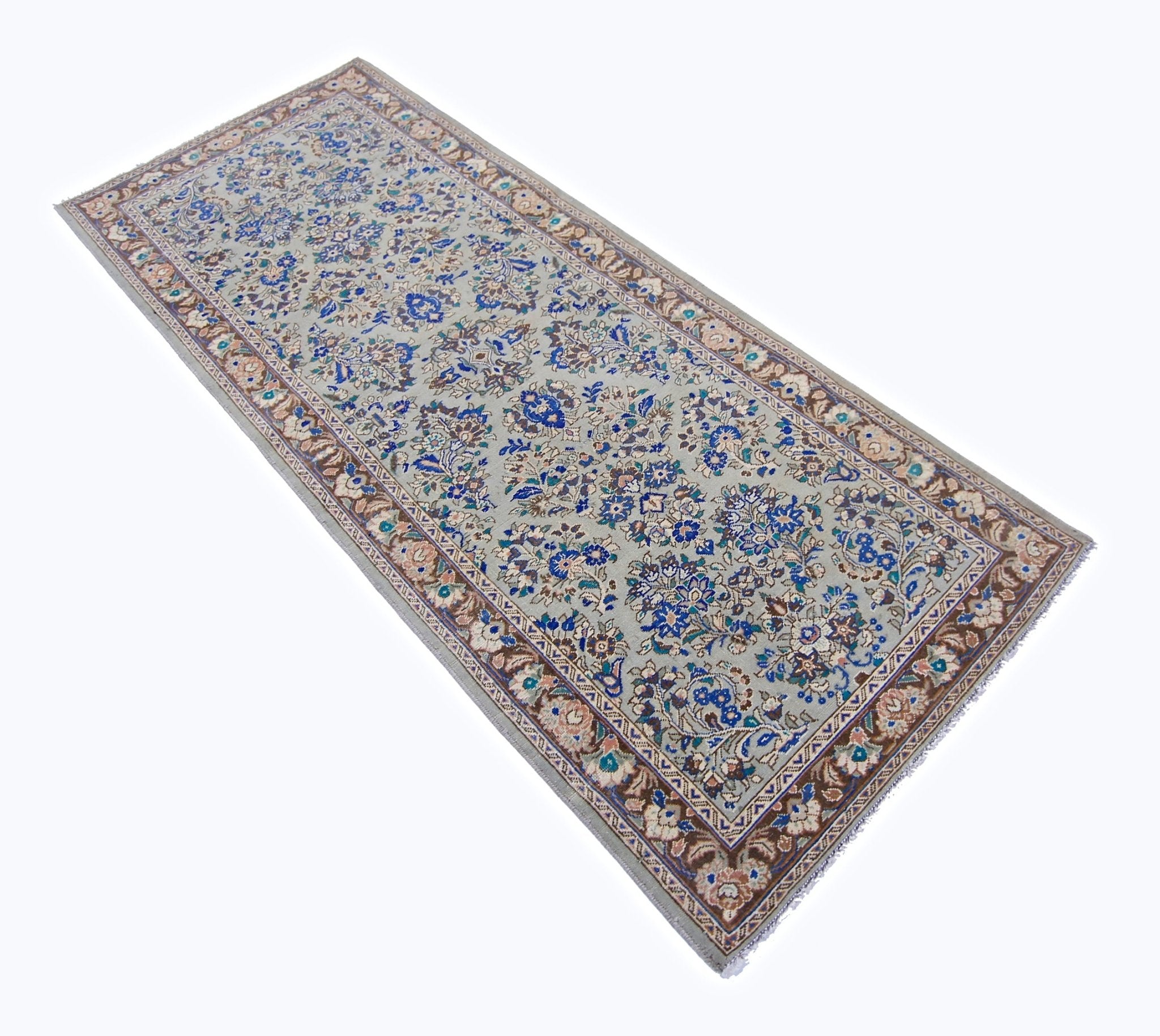 Handmade Vintage Persian Hallway Runner | 198 x 79 cm | 6'6" x 2'7" - Najaf Rugs & Textile