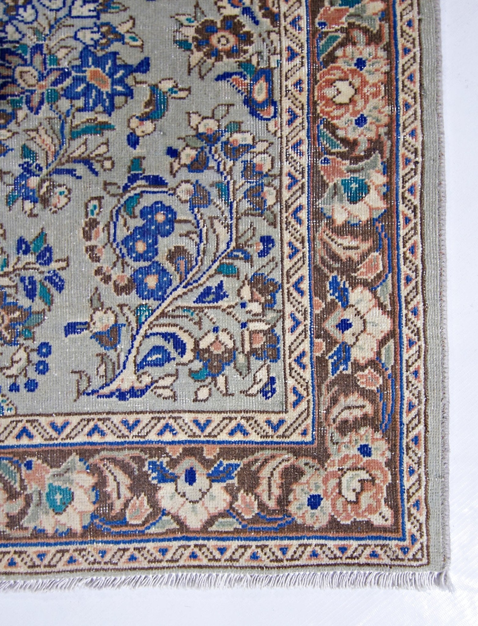 Handmade Vintage Persian Hallway Runner | 198 x 79 cm | 6'6" x 2'7" - Najaf Rugs & Textile