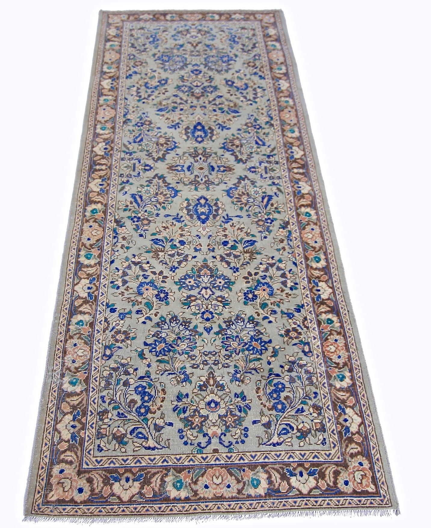 Handmade Vintage Persian Hallway Runner | 198 x 79 cm | 6'6" x 2'7" - Najaf Rugs & Textile