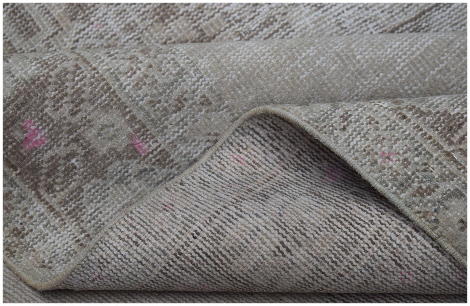 Handmade Vintage Persian Hallway Runner | 224 x 114 cm | 7'4" x 3'9" - Najaf Rugs & Textile