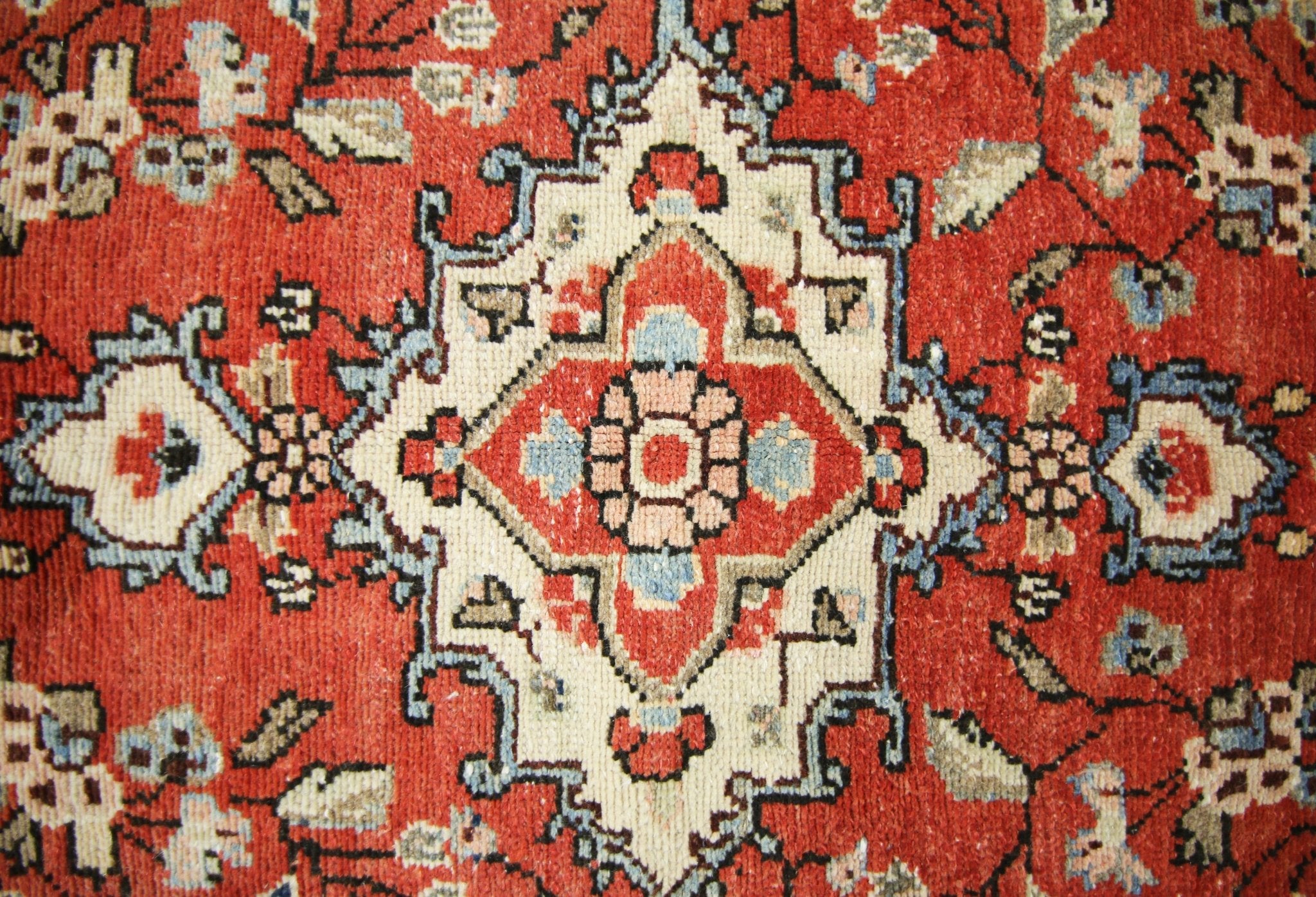 Handmade Vintage Persian Hallway Runner | 236 x 75 cm | 7'9" x 2'5" - Najaf Rugs & Textile