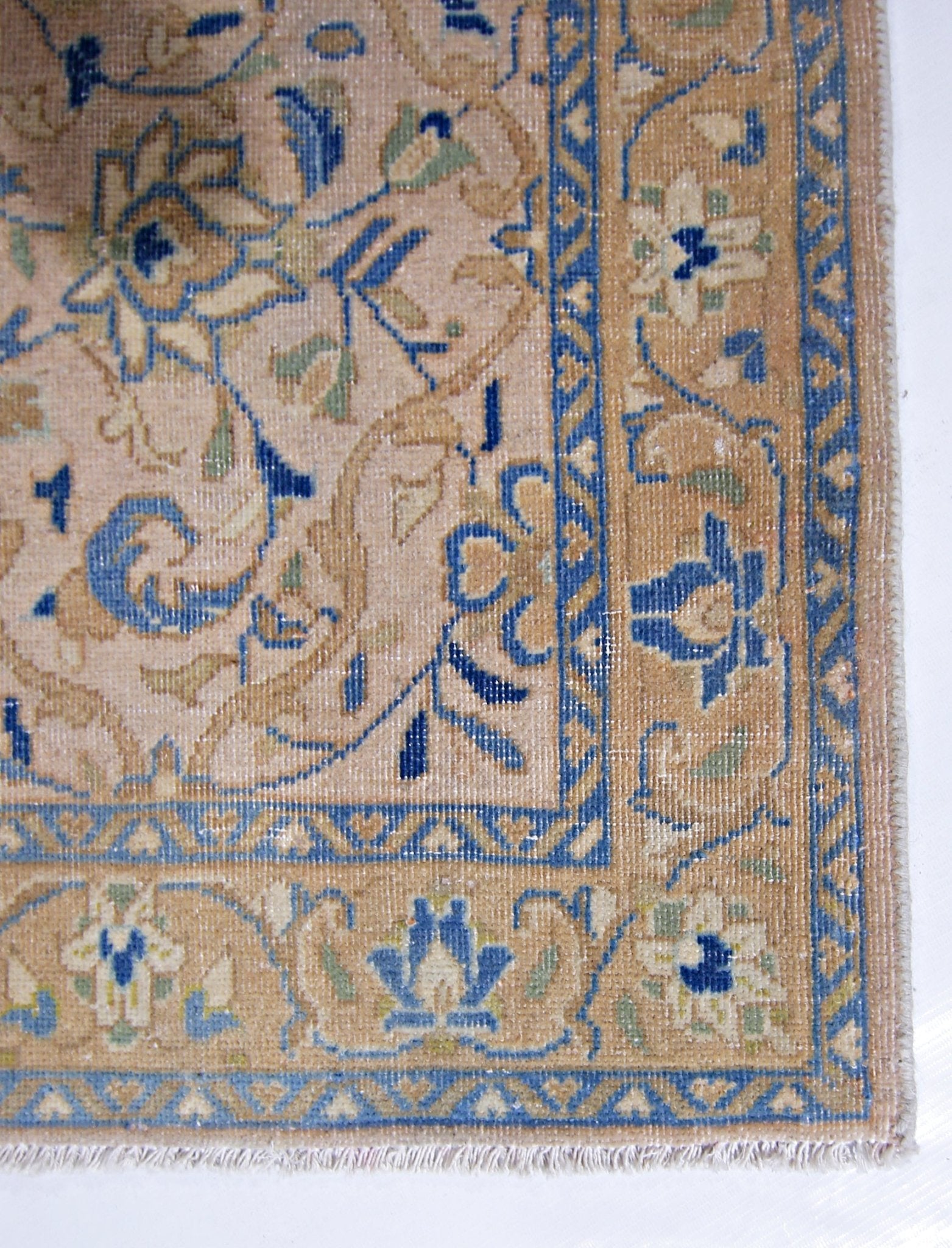 Handmade Vintage Persian Hallway Runner | 259 x 85 cm | 8'6" x 2'9" - Najaf Rugs & Textile