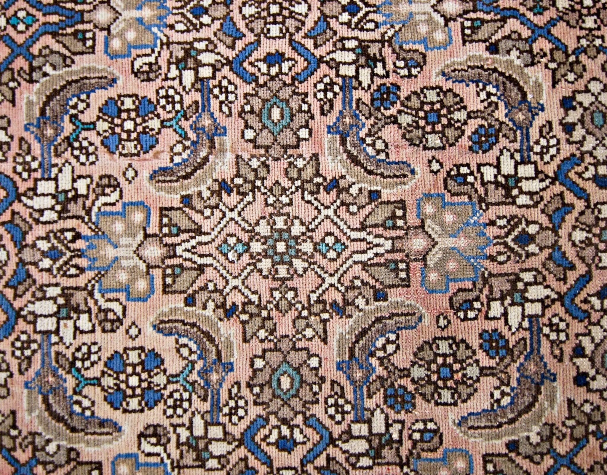 Handmade Vintage Persian Hallway Runner | 277 x 91 cm | 9'1" x 3' - Najaf Rugs & Textile