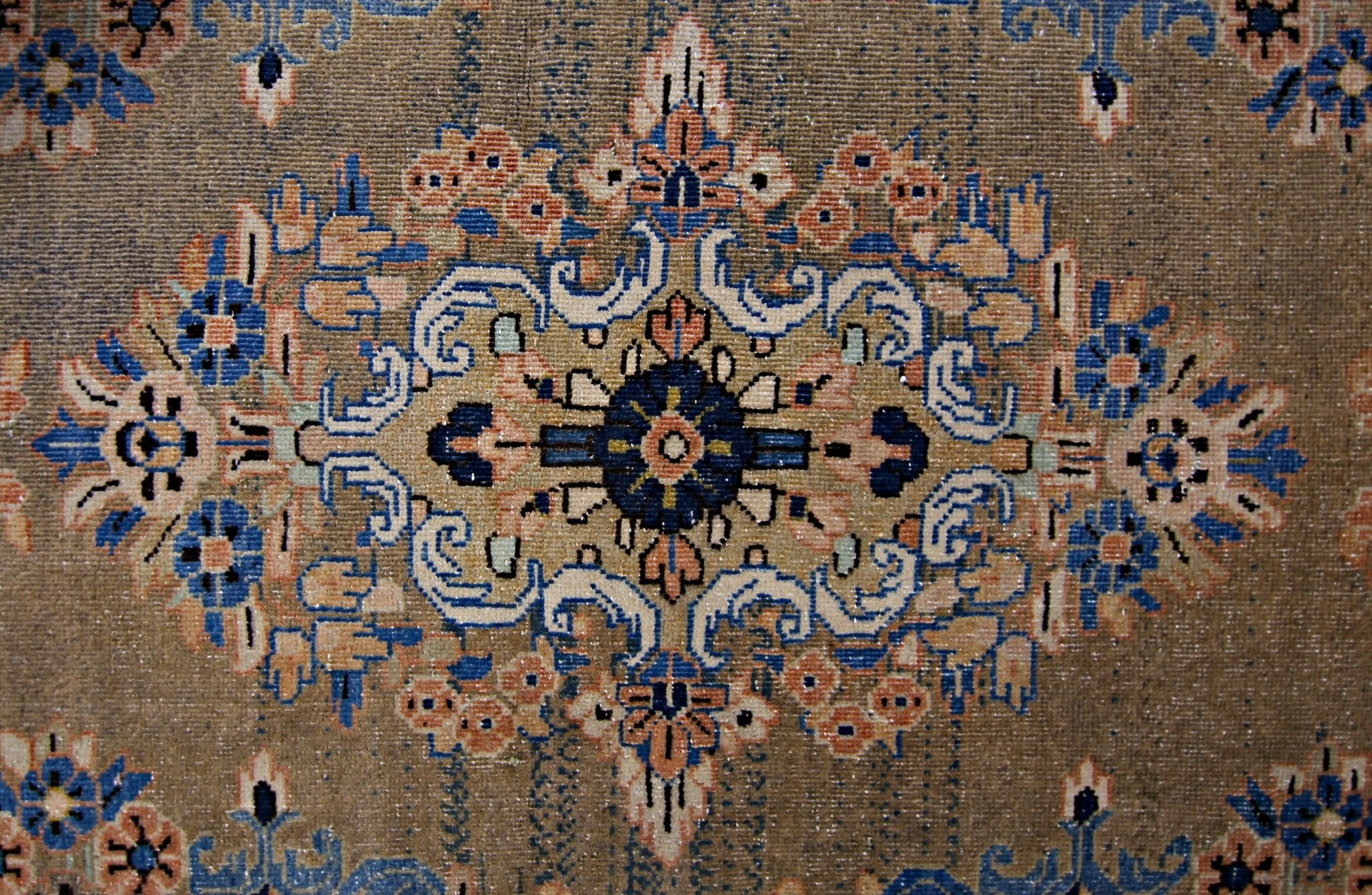 Handmade Vintage Persian Hallway Runner | 288 x 99 cm | 9'5" x 3'3" - Najaf Rugs & Textile