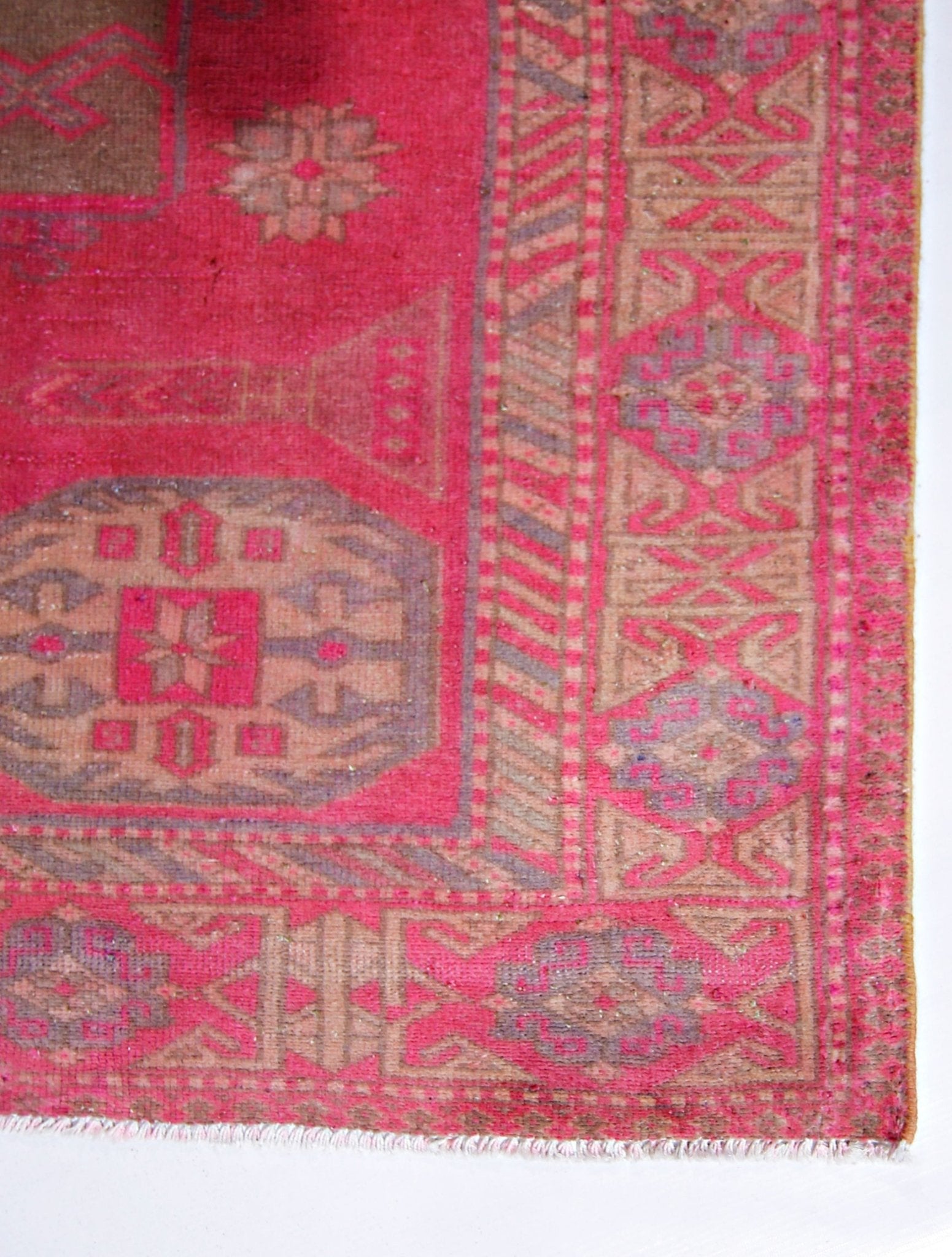 Handmade Vintage Persian Hallway Runner | 292 x 105 cm | 9'7" x 3'5" - Najaf Rugs & Textile