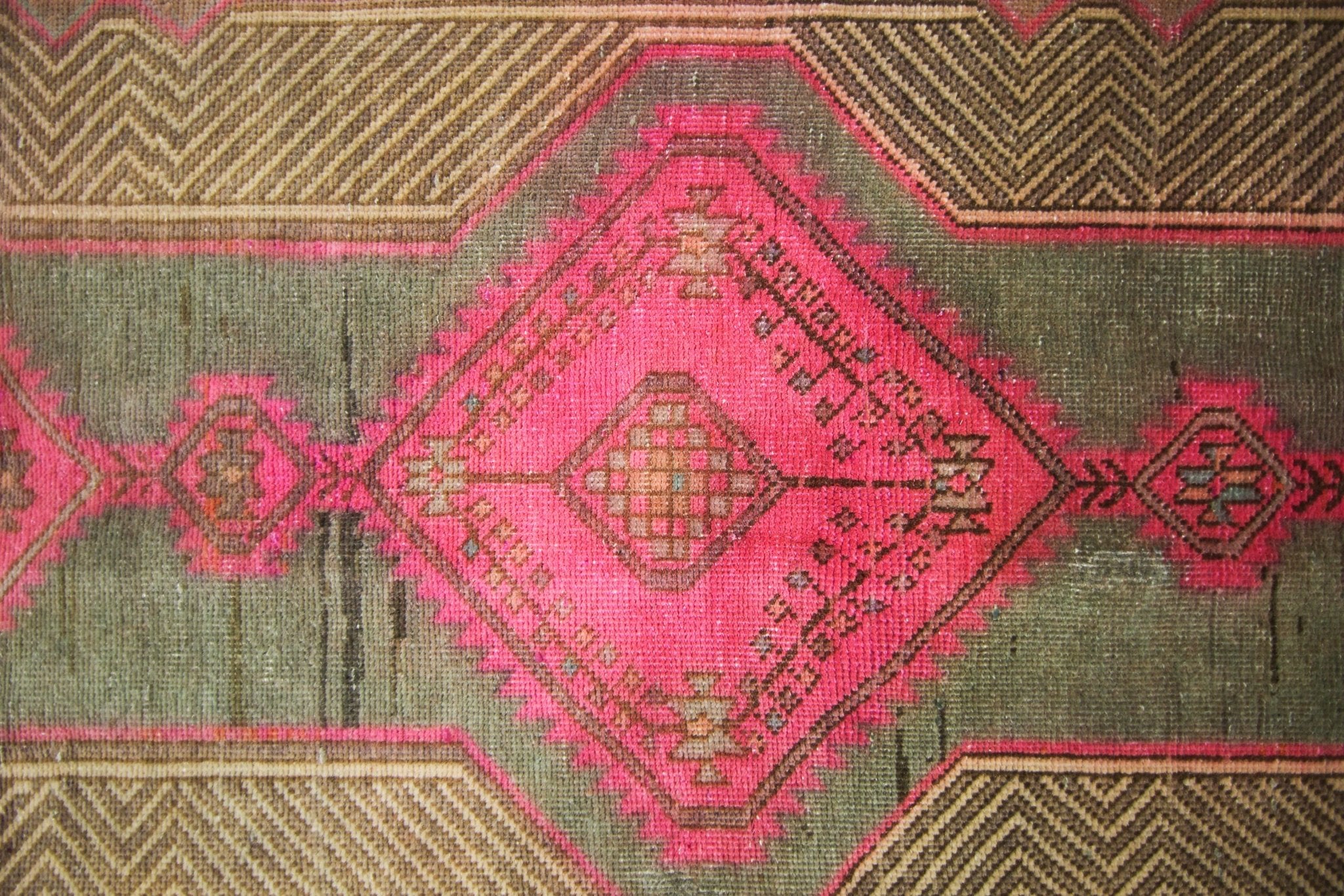 Handmade Vintage Persian Hallway Runner | 292 x 106 cm | 9'7" x 3'6" - Najaf Rugs & Textile