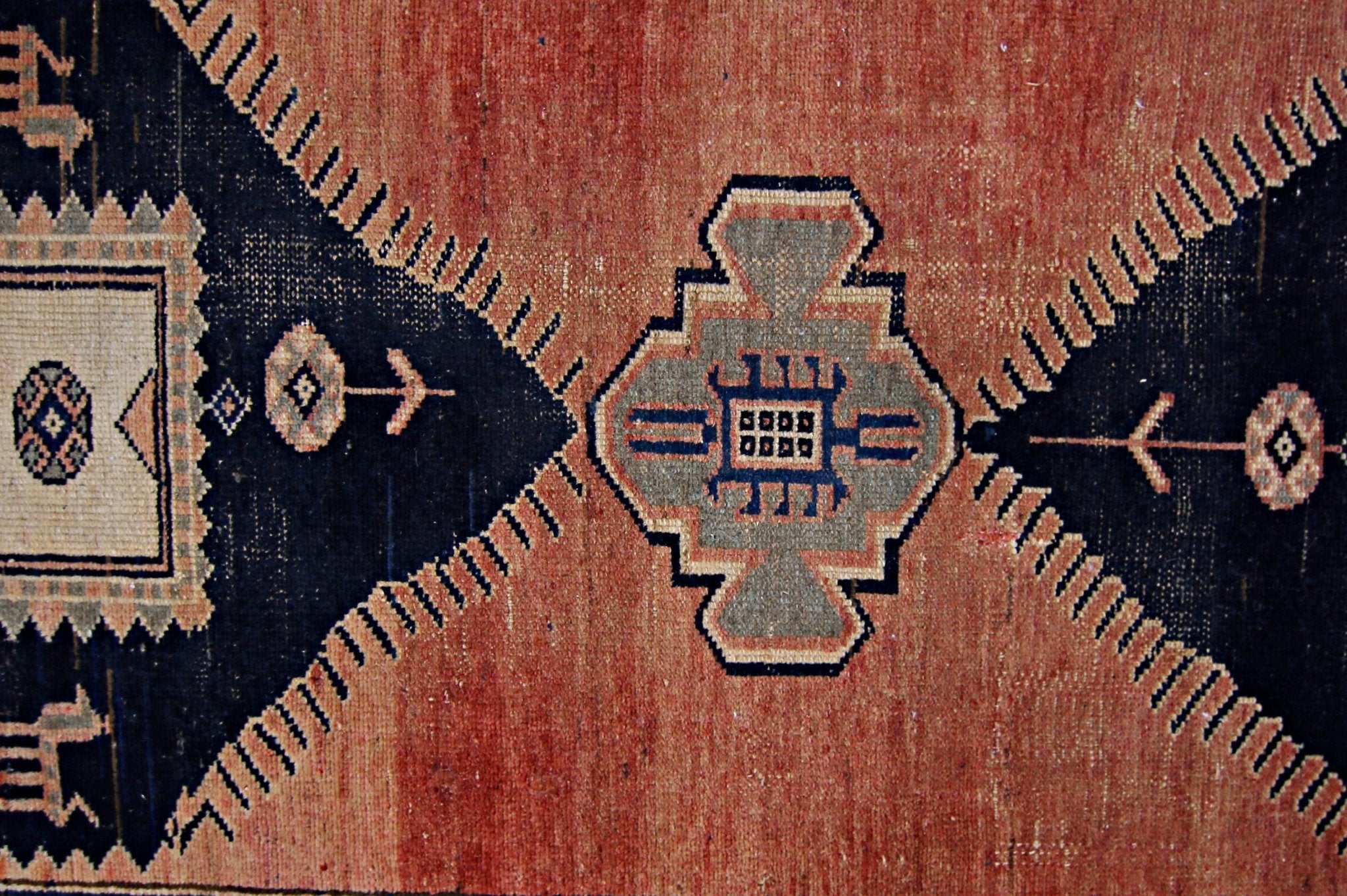 Handmade Vintage Persian Hallway Runner | 292 x 92 cm | 9'7" x 3' - Najaf Rugs & Textile