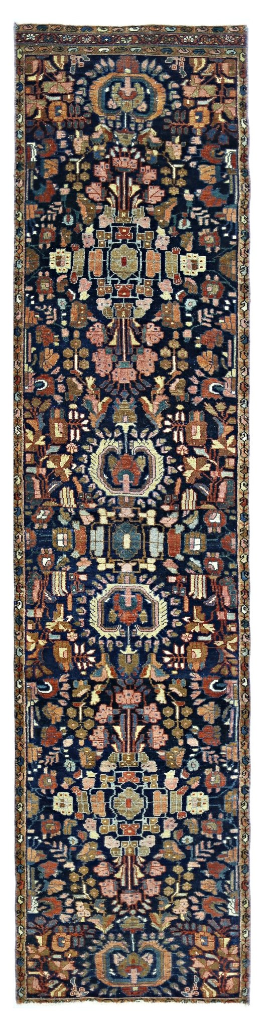 Handmade Vintage Persian Hallway Runner | 294 x 67 cm | 9'8" x 2'2" - Najaf Rugs & Textile