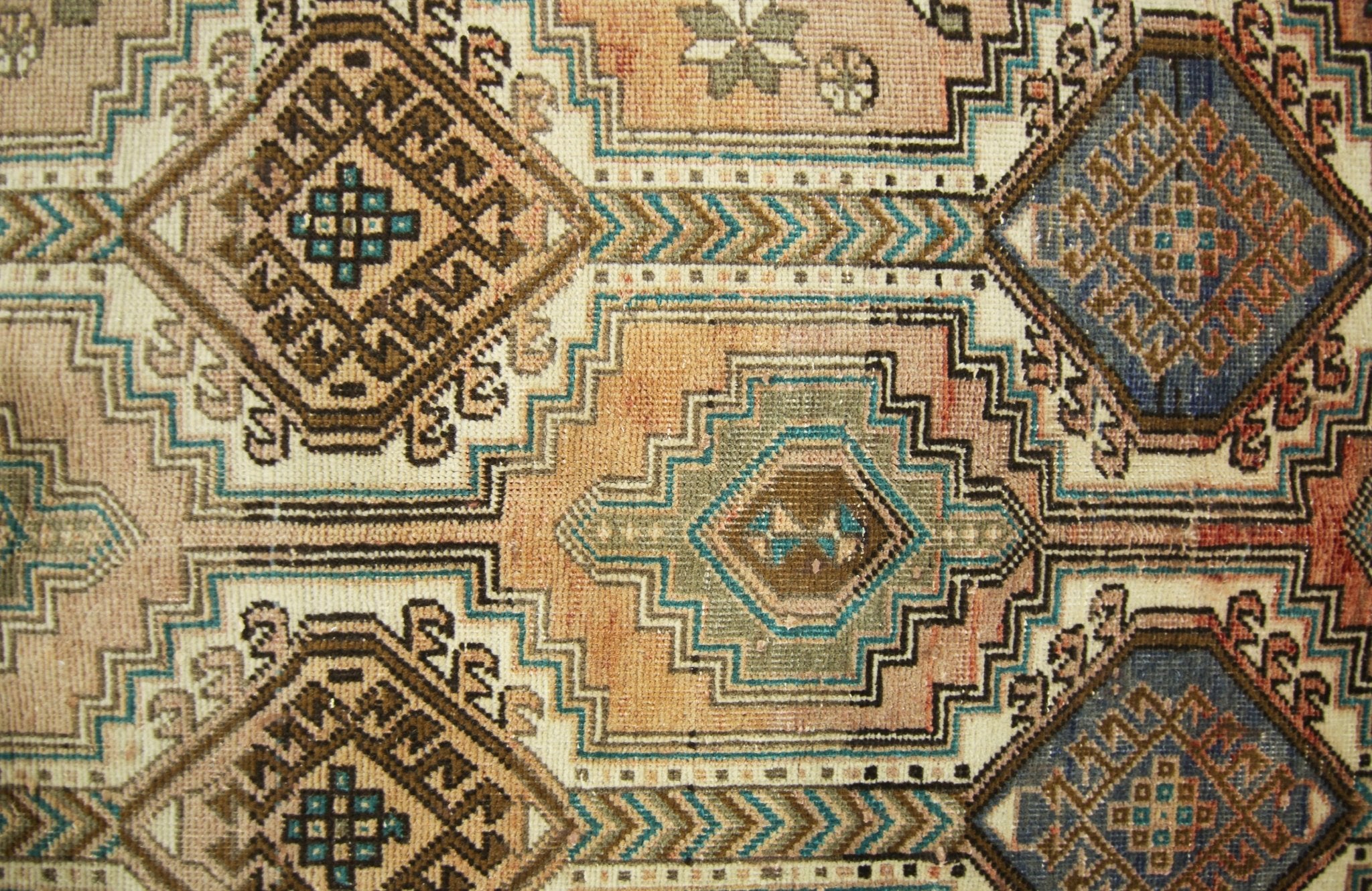 Handmade Vintage Persian Hallway Runner | 295 x 101 cm | 9'8" x 3'4" - Najaf Rugs & Textile