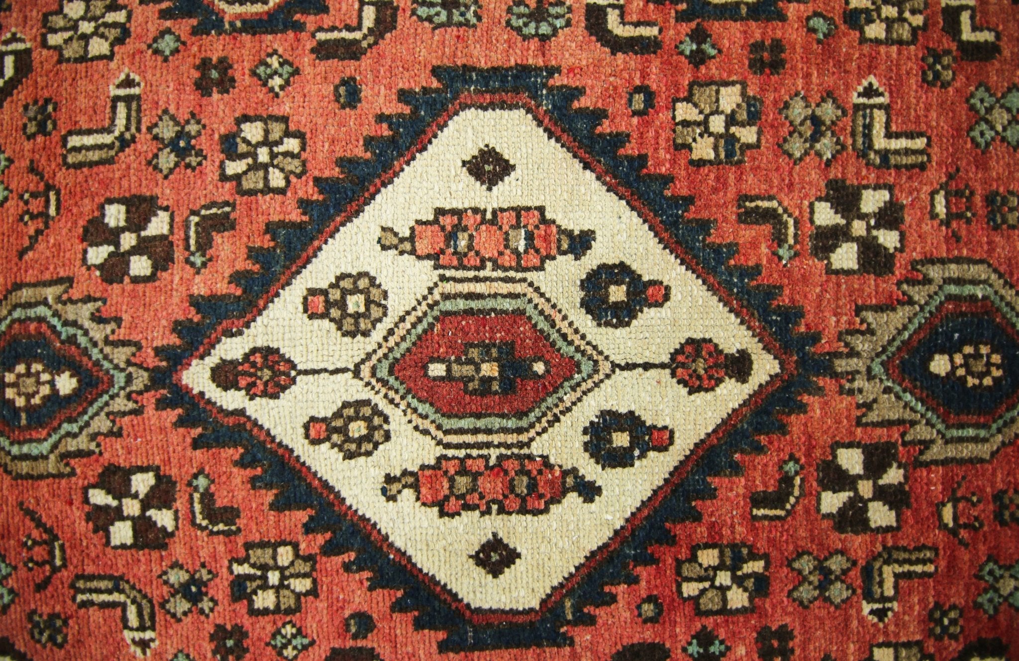 Handmade Vintage Persian Hallway Runner | 295 x 94 cm | 9'8" x 3'1" - Najaf Rugs & Textile