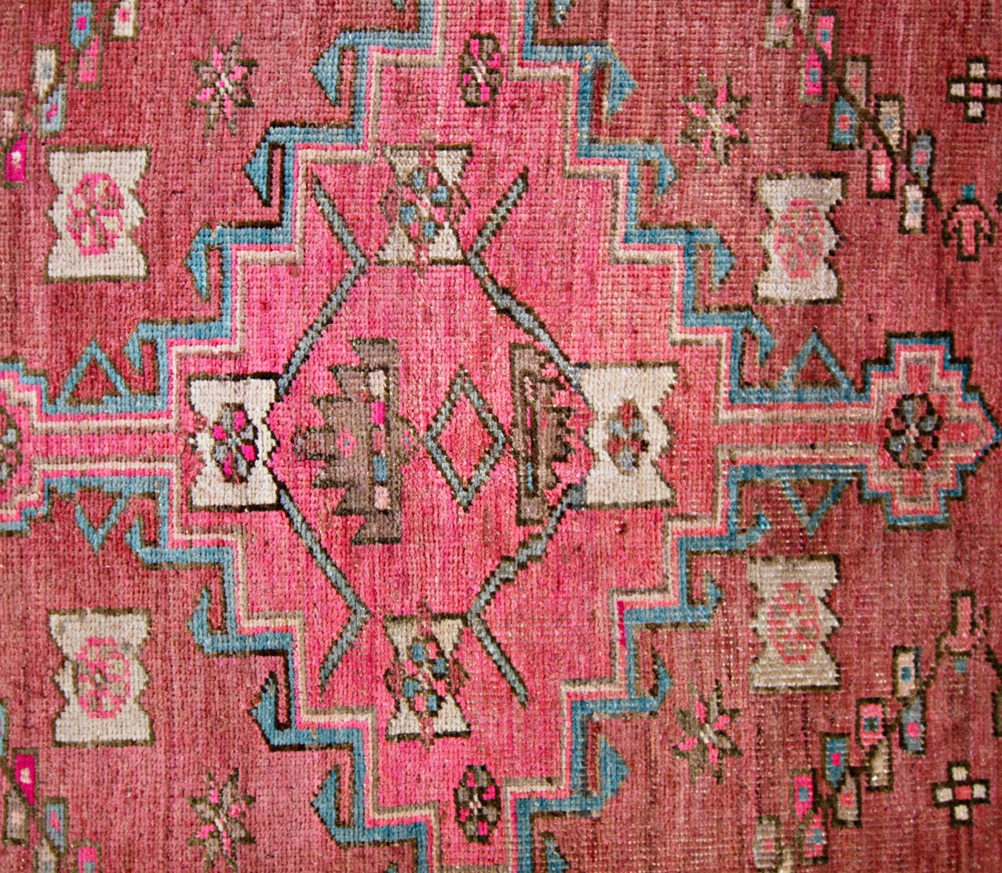 Handmade Vintage Persian Hallway Runner | 299 x 100 cm | 9'10" x 3'3" - Najaf Rugs & Textile