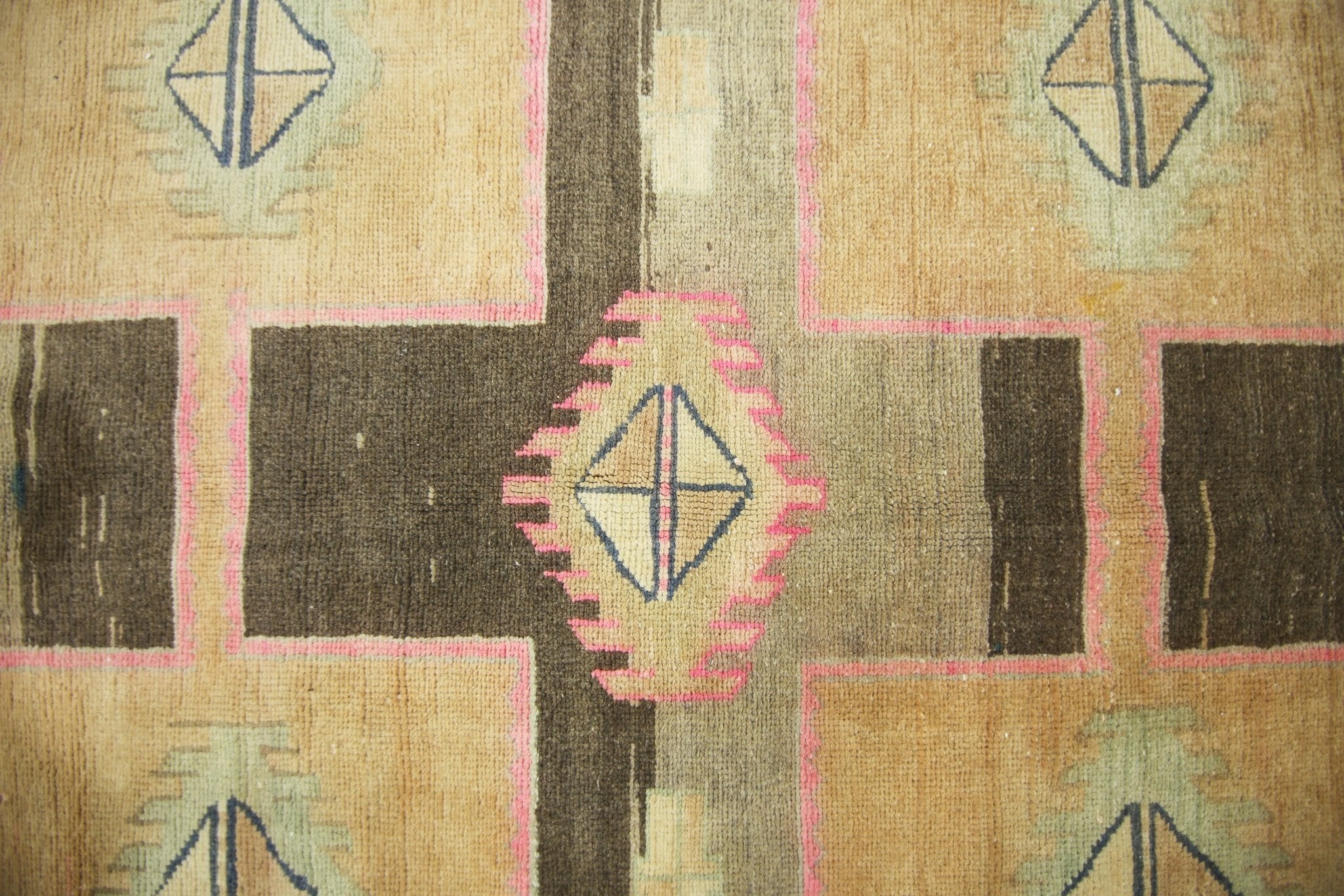 Handmade Vintage Persian Hallway Runner | 302 x 117 cm | 9'11" x 3'10" - Najaf Rugs & Textile