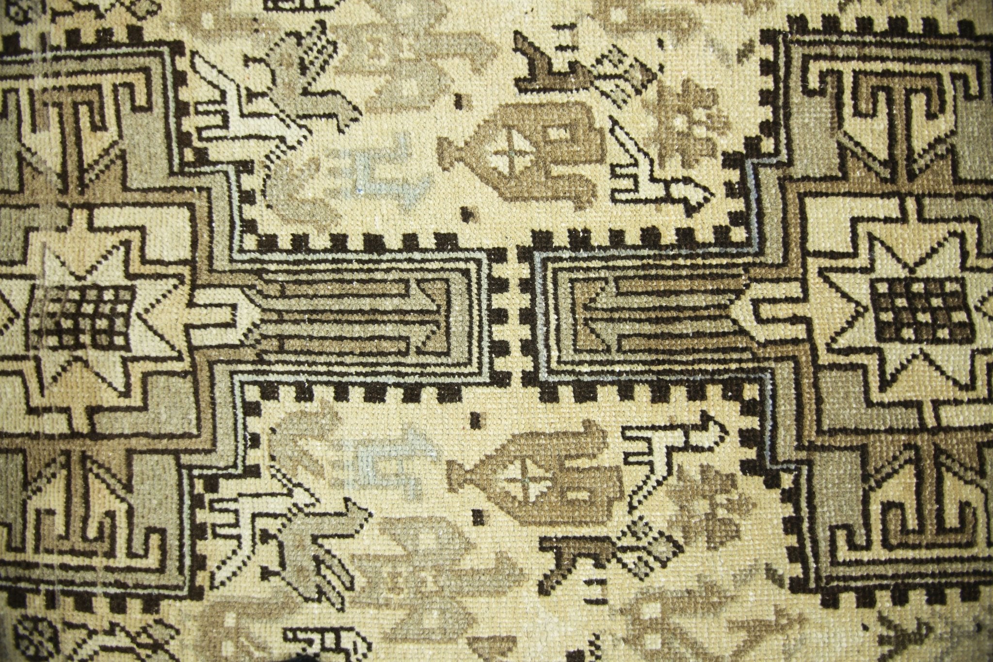 Handmade Vintage Persian Hallway Runner | 306 x 102 cm | 10'1" x 3'4" - Najaf Rugs & Textile