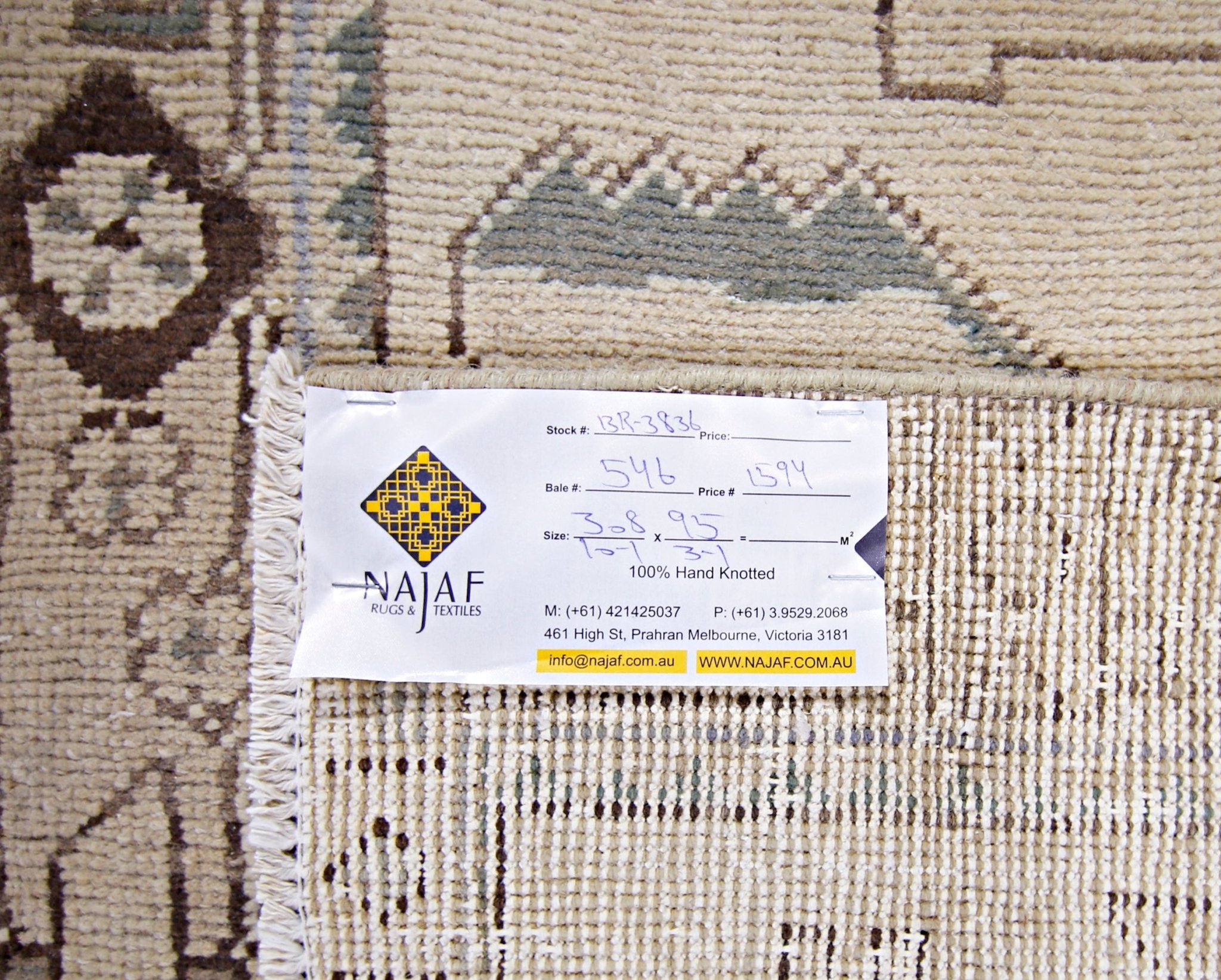 Handmade Vintage Persian Hallway Runner | 308 x 95 cm | 10'1" x 3'1" - Najaf Rugs & Textile