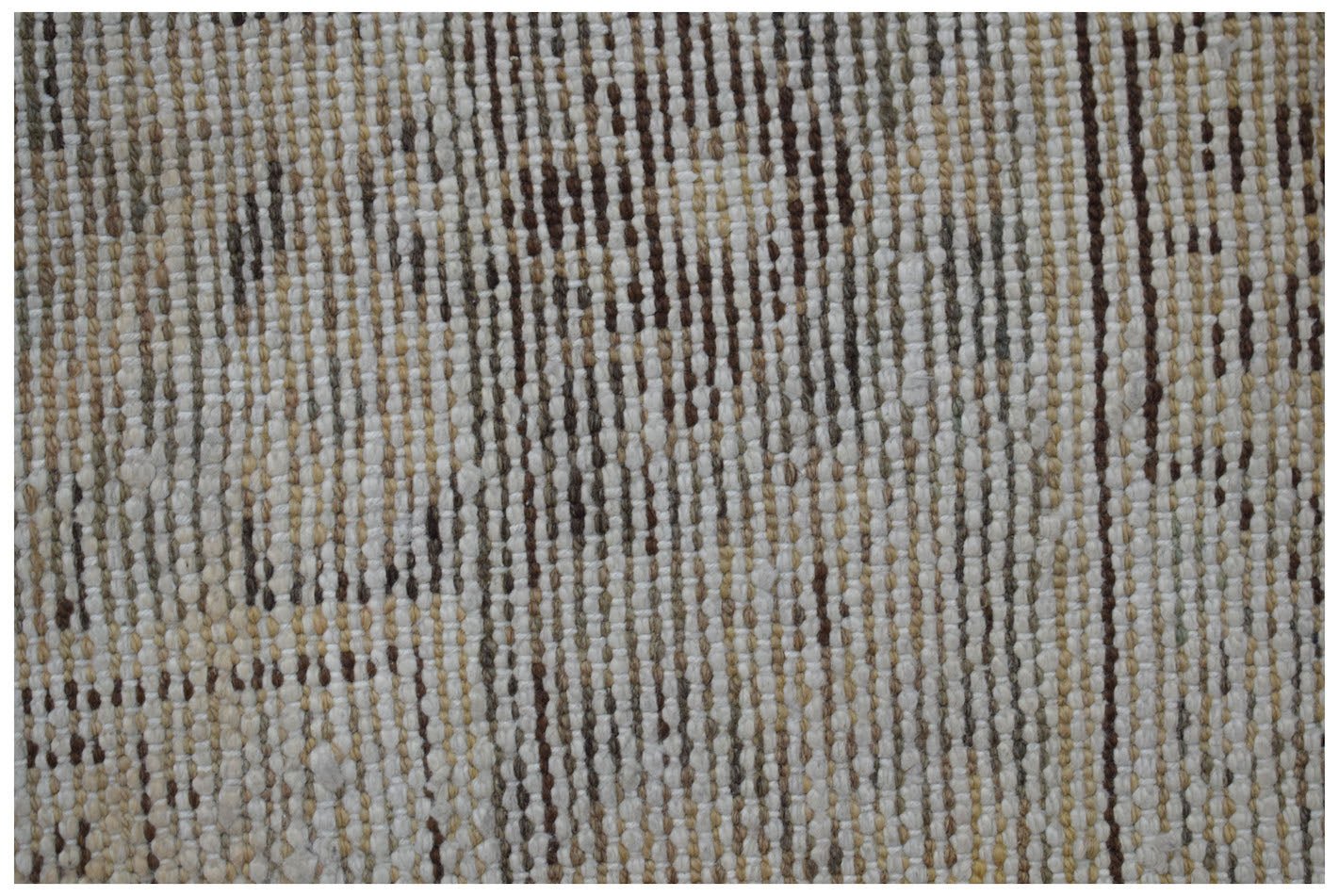 Close-up of a handwoven vintage Persian runner featuring a worn, textured wool pattern.
