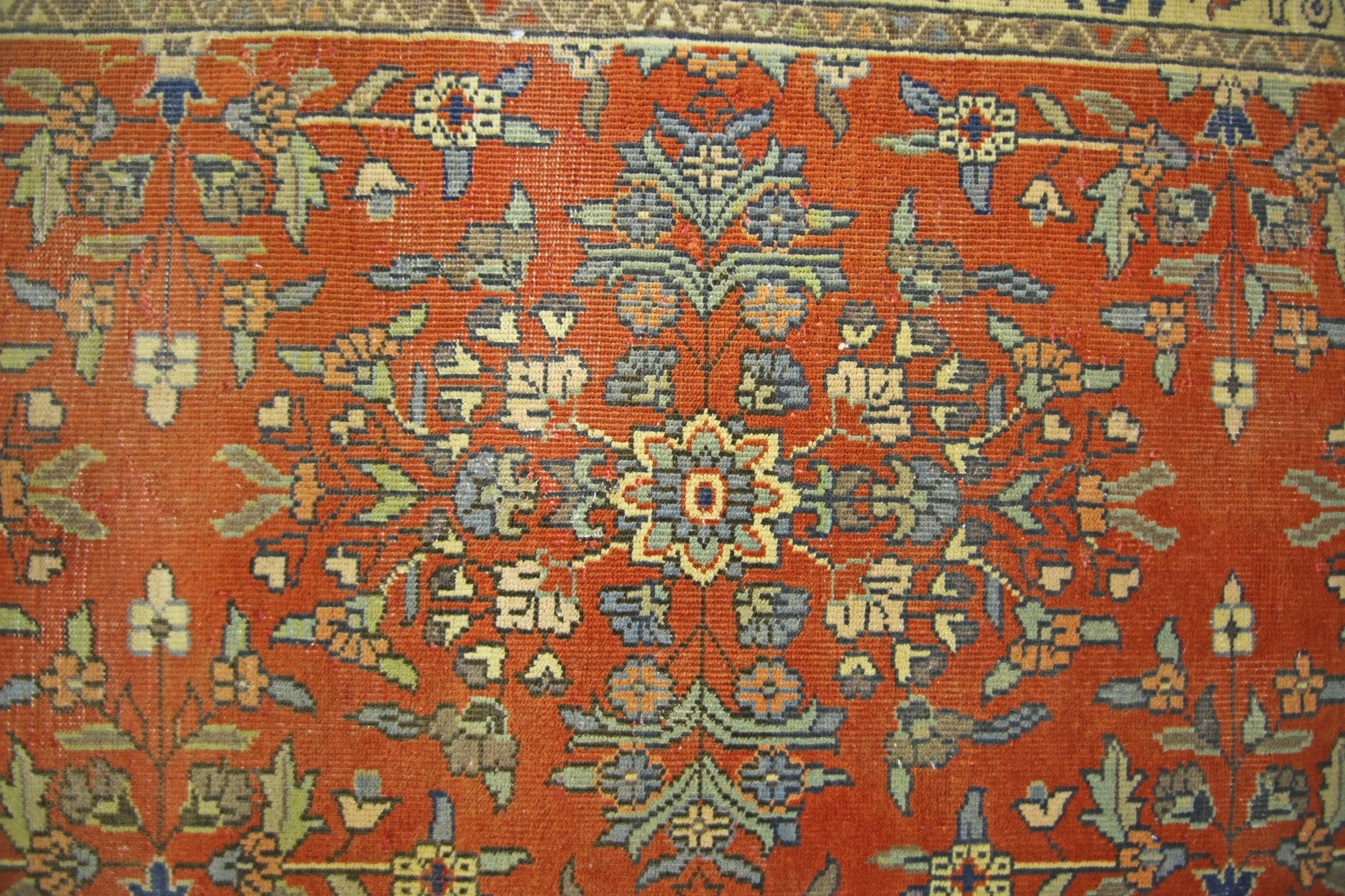 Handmade Vintage Persian Hallway Runner | 312 x 75 cm | 10'3" x 2'6" - Najaf Rugs & Textile