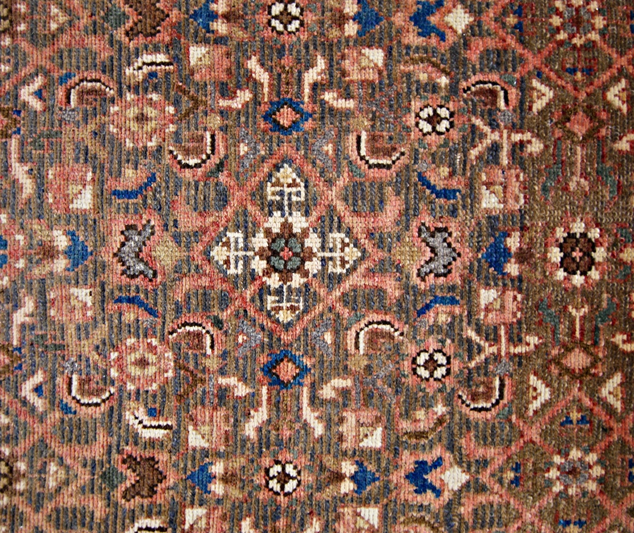 Handmade Vintage Persian Hallway Runner | 313 x 113 cm | 10'3" x 3'8" - Najaf Rugs & Textile