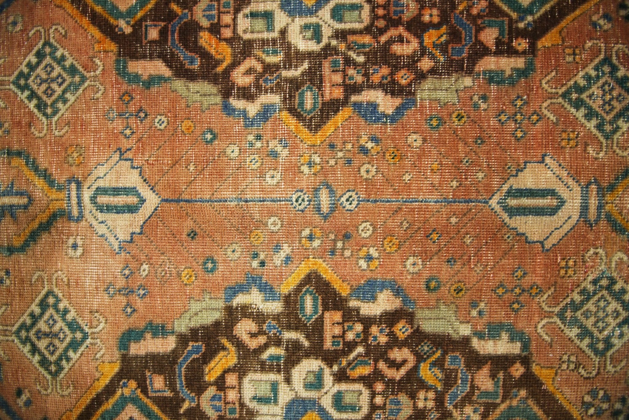 Handmade Vintage Persian Hallway Runner | 315 x 93 cm | 10'4" x 3' - Najaf Rugs & Textile