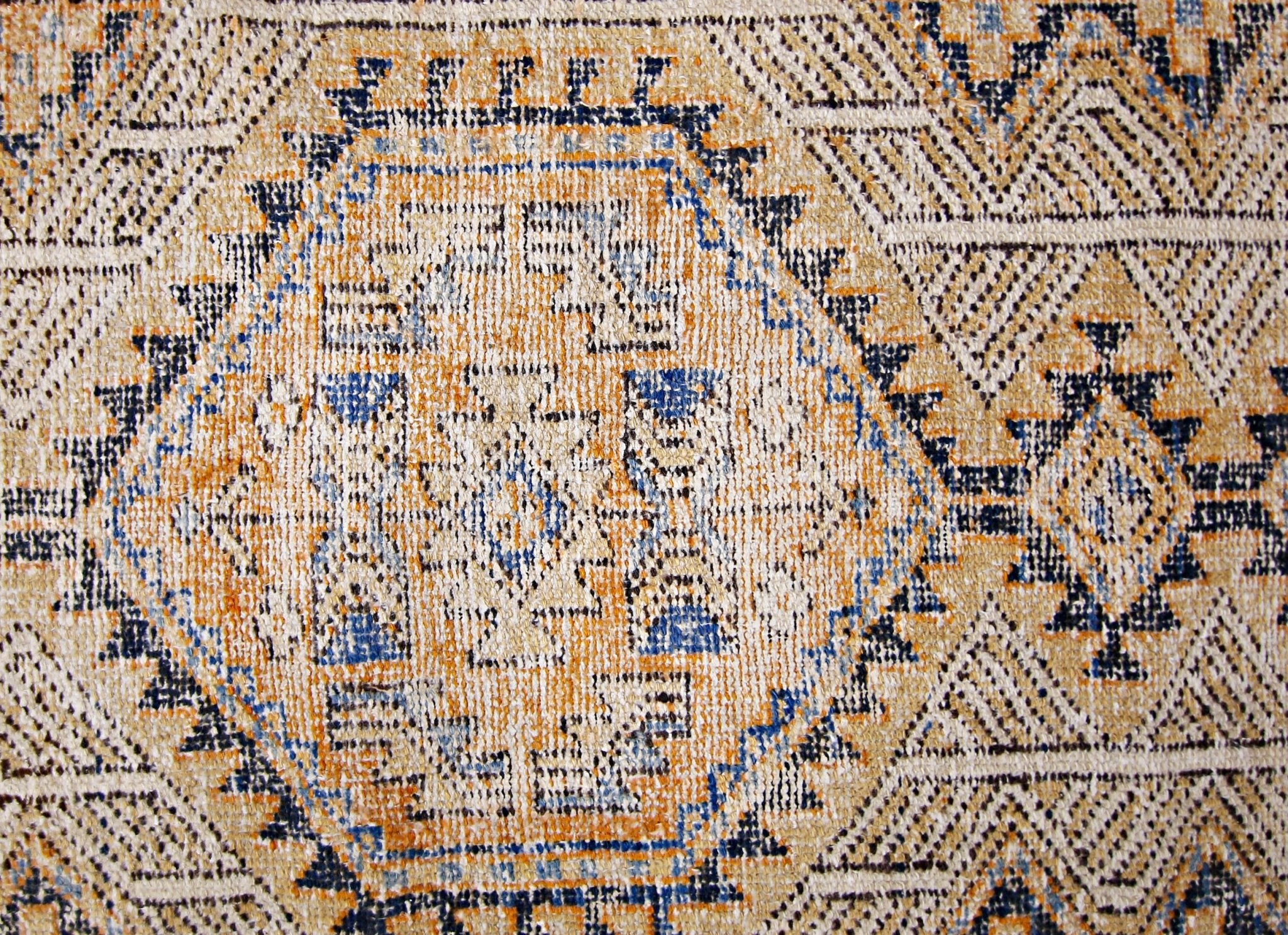 Handmade Vintage Persian Hallway Runner | 317 x 99 cm | 10'5" x 3'3" - Najaf Rugs & Textile