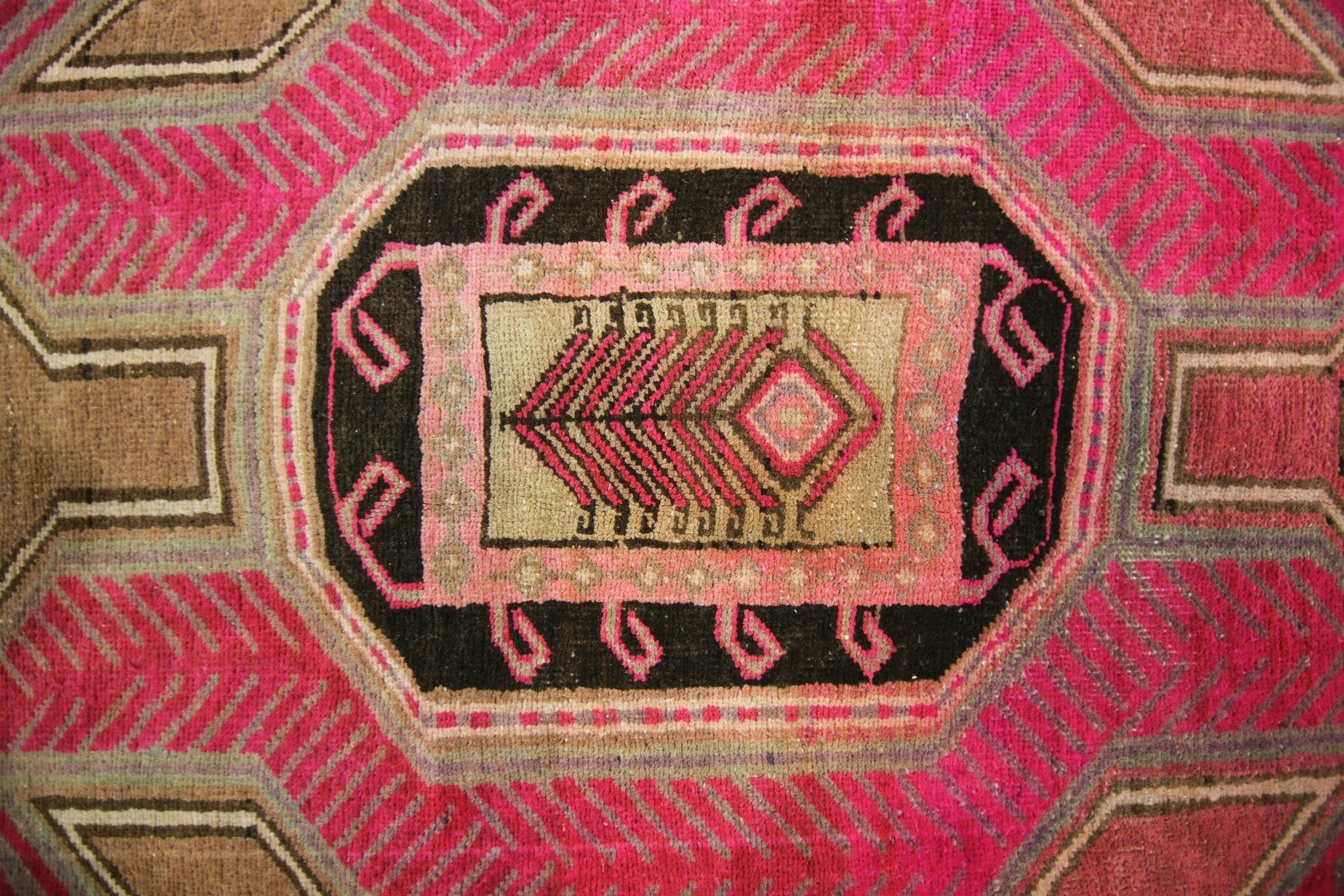 Handmade Vintage Persian Hallway Runner | 324 x 119 cm | 10'7" x 3'11" - Najaf Rugs & Textile