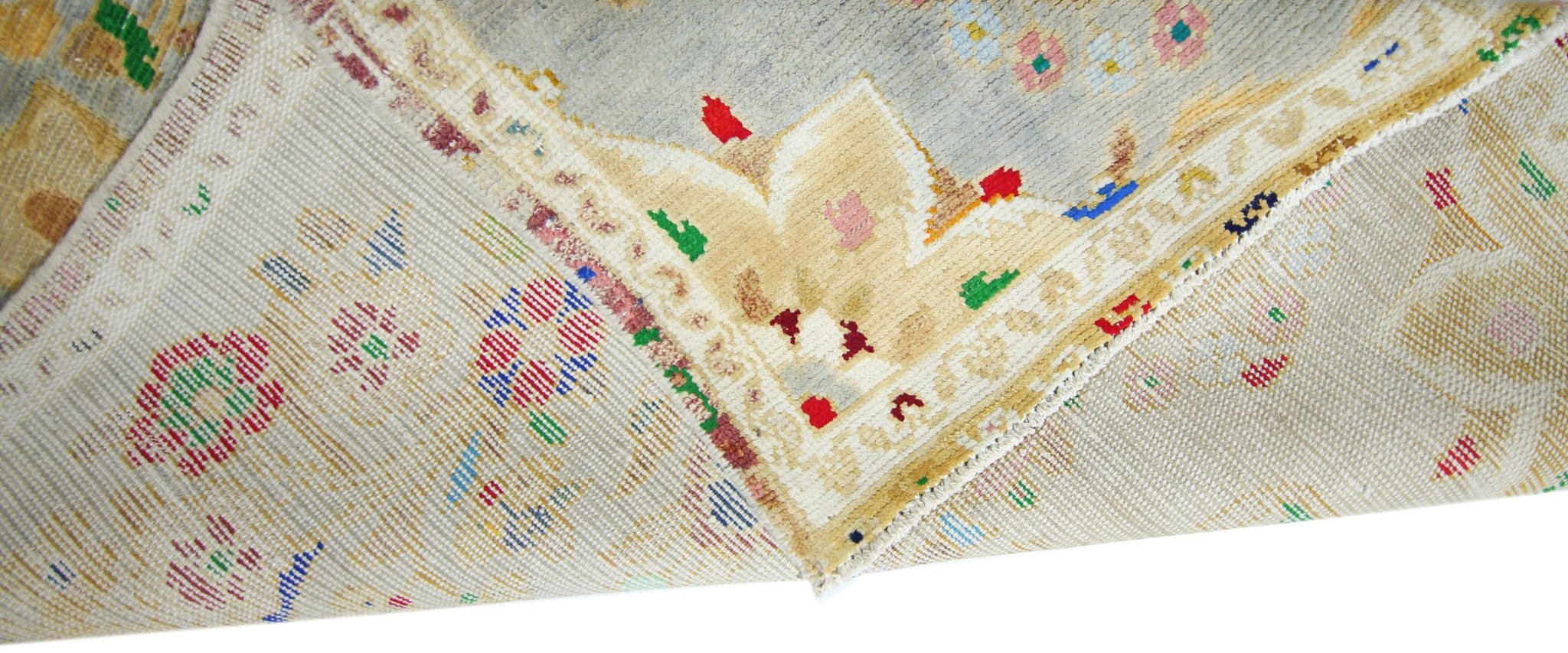 Handmade Vintage Persian Hallway Runner | 324 x 75 cm | 10'7" x 2'5" - Najaf Rugs & Textile