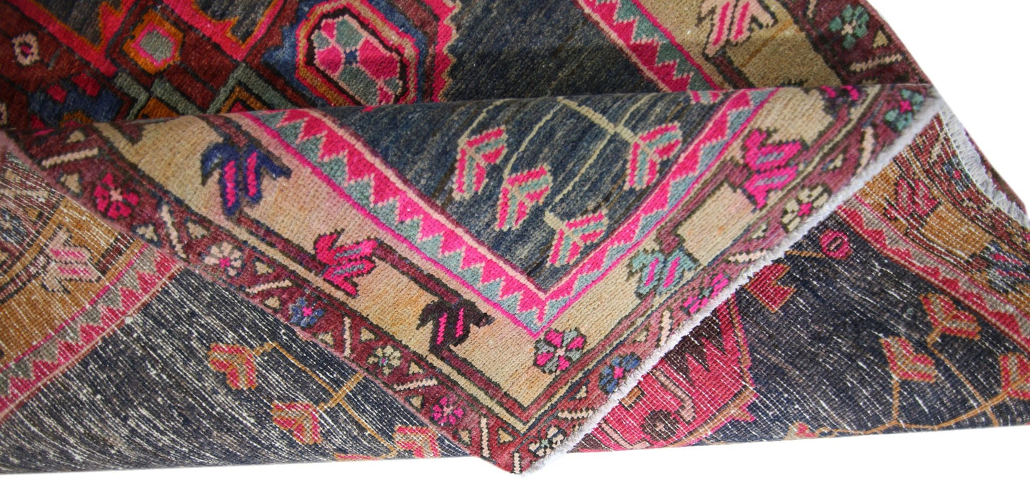 Handmade Vintage Persian Hallway Runner | 325 x 114 cm | 10'8" x 3'9" - Najaf Rugs & Textile