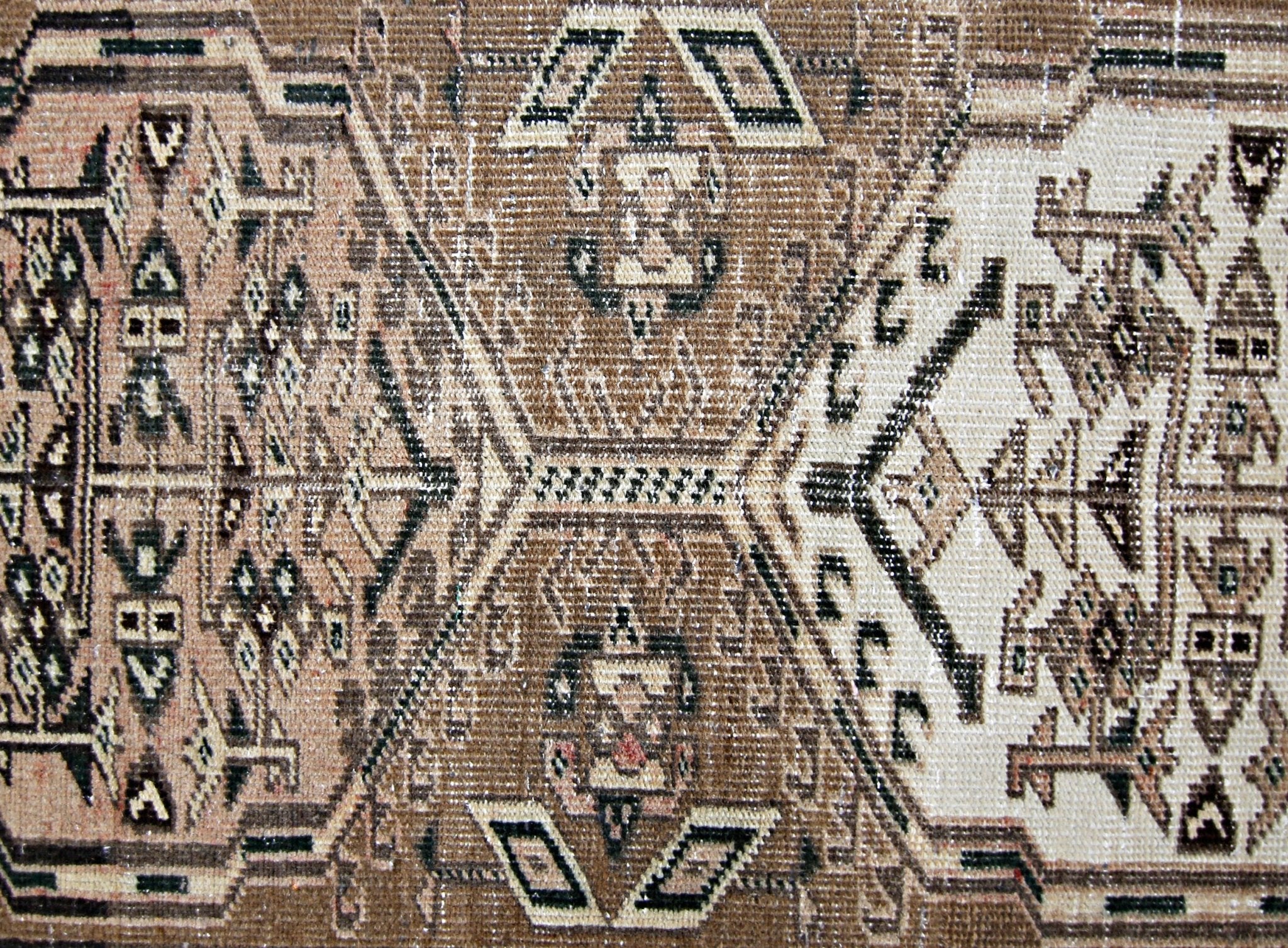 Handmade Vintage Persian Hallway Runner | 326 x 97 cm | 10'9" x 3'2" - Najaf Rugs & Textile