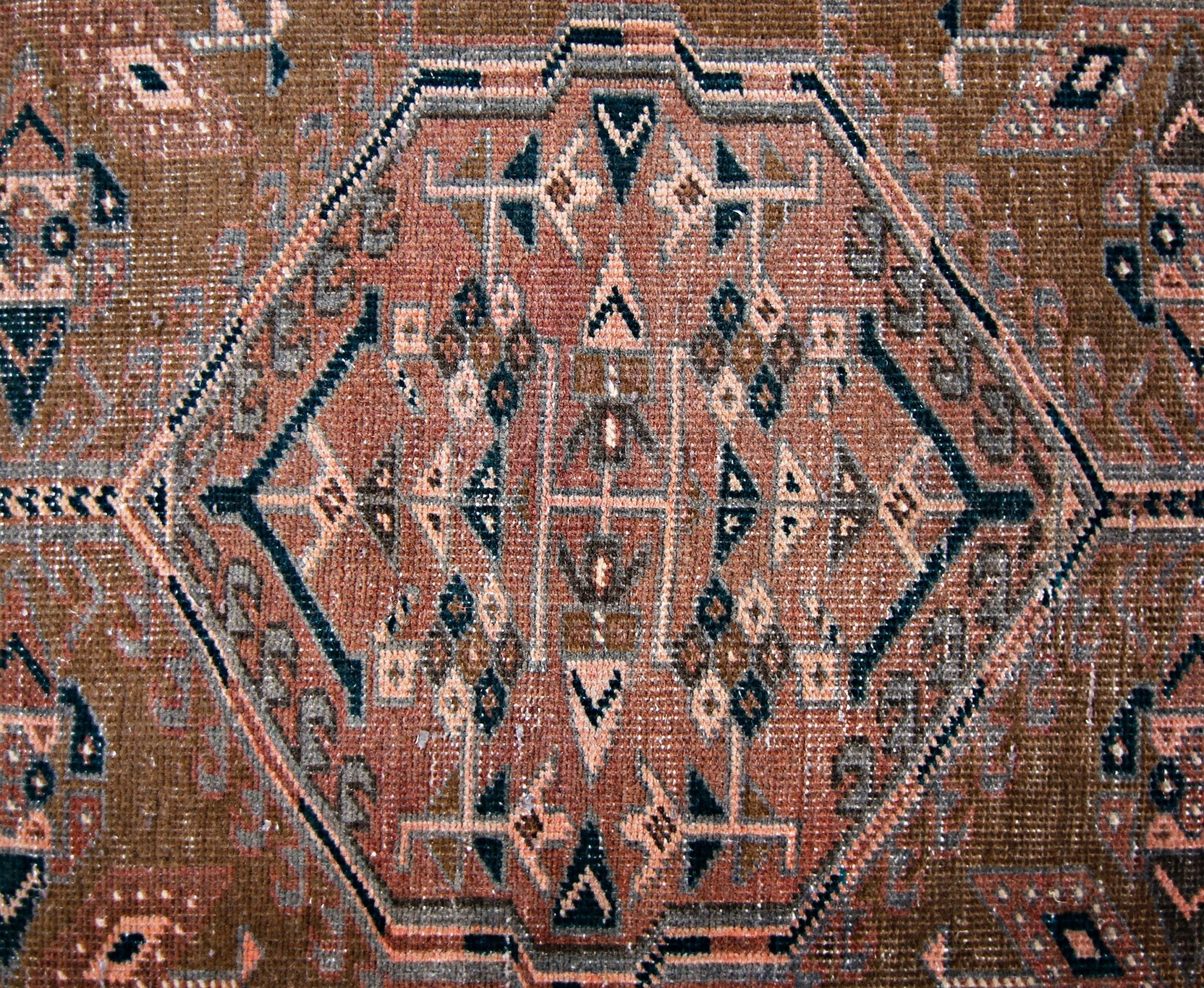 Handmade Vintage Persian Hallway Runner | 336 x 104 cm | 11" x 3'5" - Najaf Rugs & Textile
