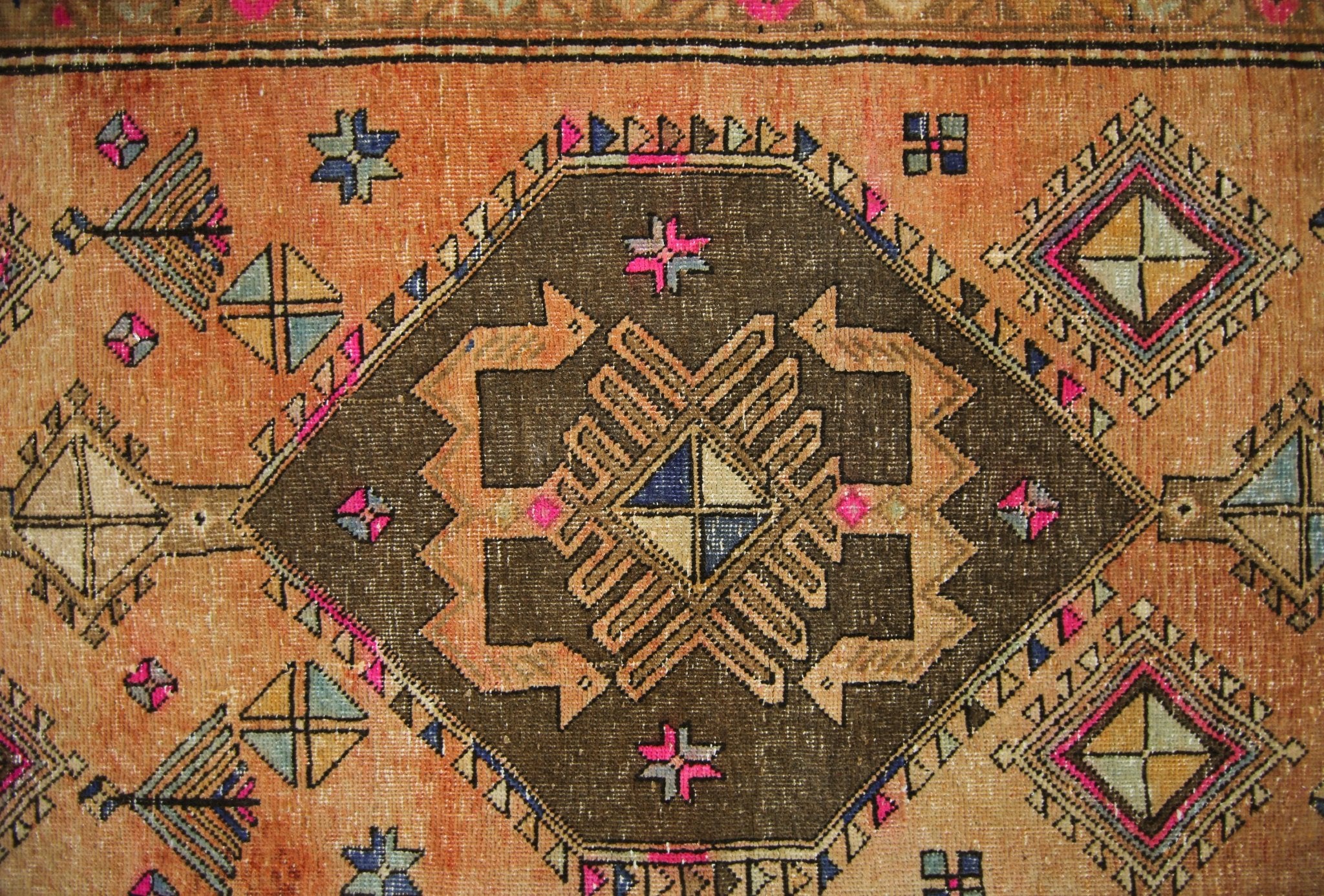 Handmade Vintage Persian Hallway Runner | 336 x 109 cm | 11' x 3'7" - Najaf Rugs & Textile