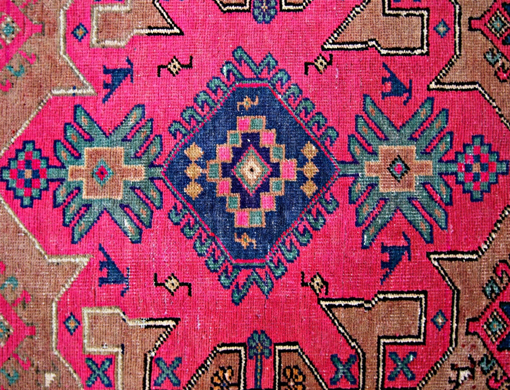 Handmade Vintage Persian Hallway Runner | 336 x 95 cm | 11' x 3'1" - Najaf Rugs & Textile