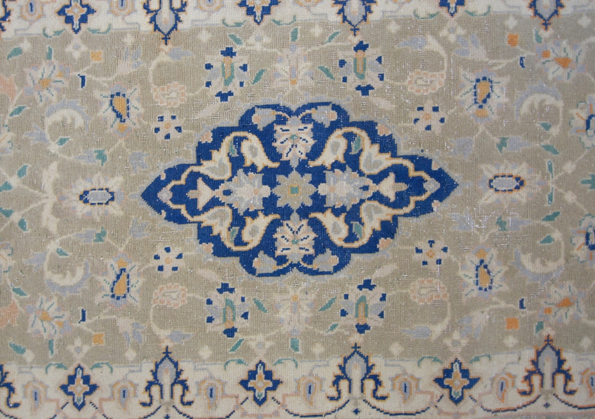 Handmade Vintage Persian Hallway Runner | 346 x 74 cm | 11'4" x 2'5" - Najaf Rugs & Textile