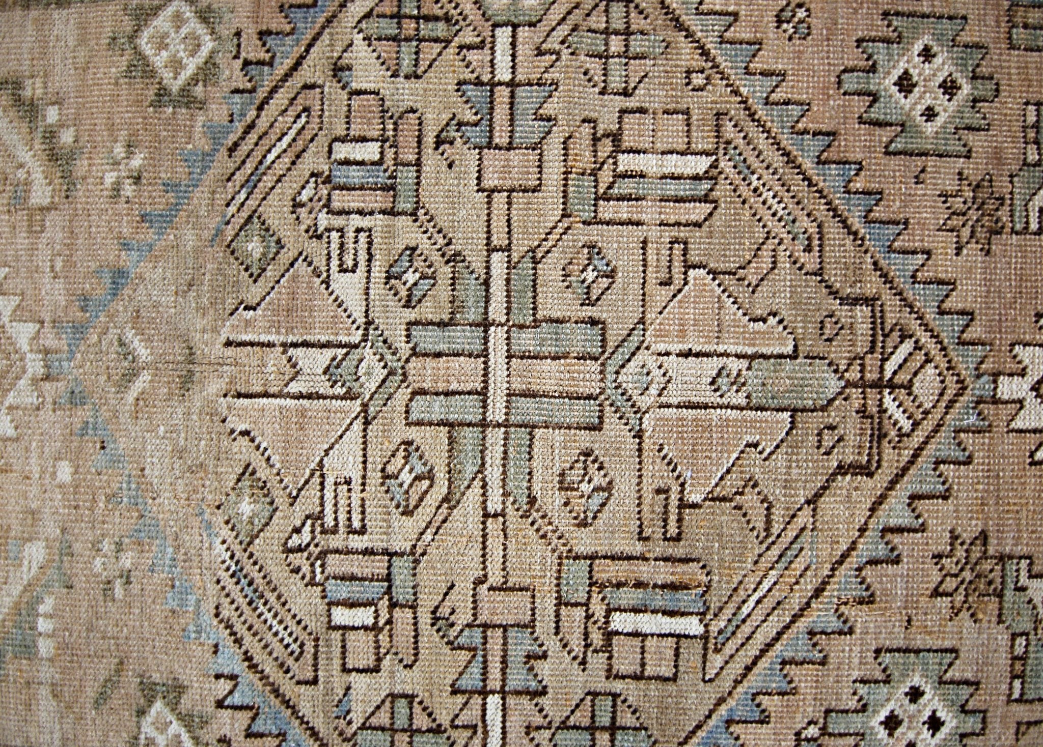 Handmade Vintage Persian Hallway Runner | 409 x 103 cm | 13'5" x 3'5" - Najaf Rugs & Textile