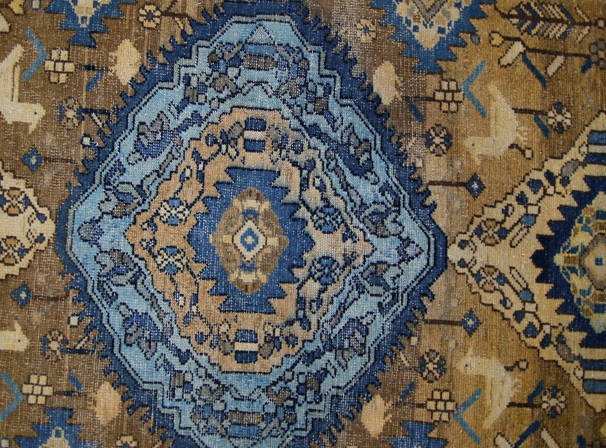 Handmade Vintage Persian Hallway Runner | 414 x 94 cm | 13'7" x 3'1" - Najaf Rugs & Textile
