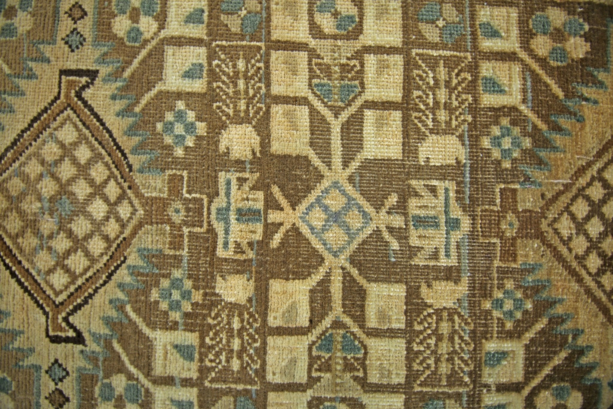 Handmade Vintage Persian Hallway Runner | 426 x 100 cm | 14' x 3'3" - Najaf Rugs & Textile