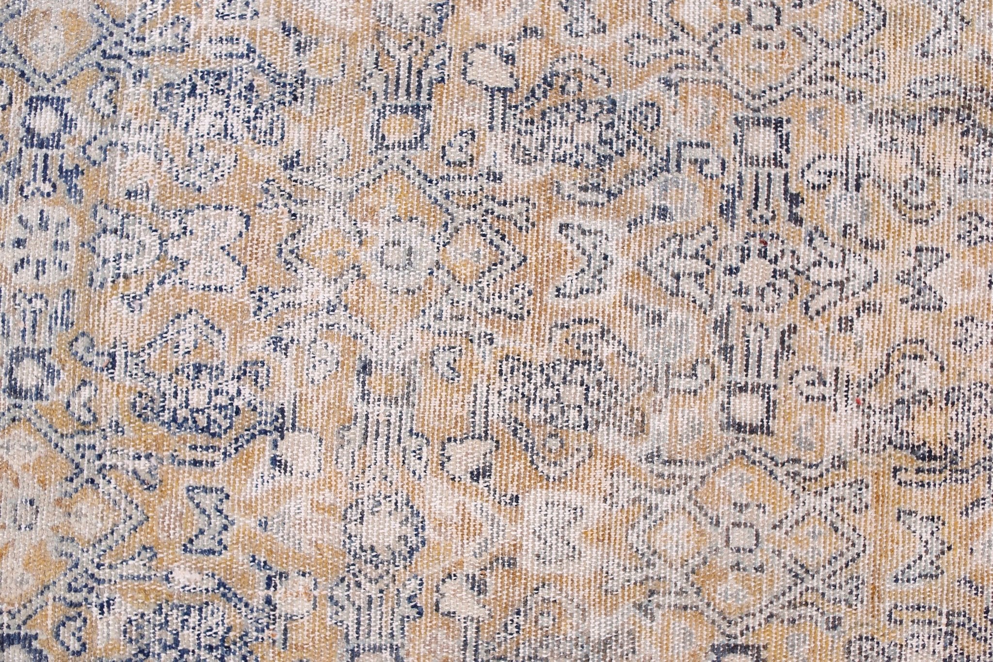 Handmade Vintage Persian Hallway Runner | 462 x 109 cm | 15'2" x 3'7" - Najaf Rugs & Textile