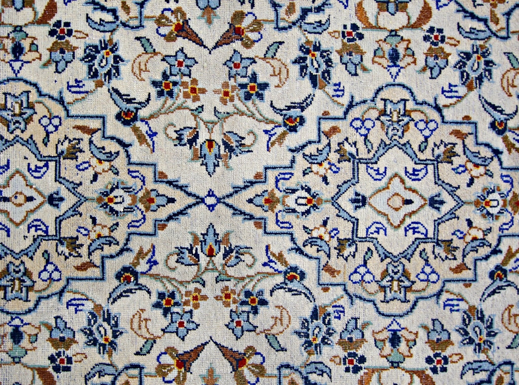 Handmade Vintage Persian Kashan Hallway Runner | 283 x 83 cm | 9'3" x 2'9" - Najaf Rugs & Textile